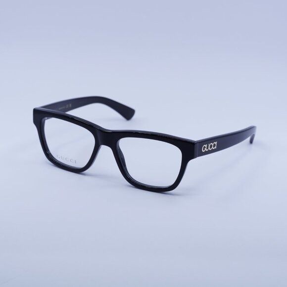 Gucci Gucci GG1795O 001 Eyeglasses Shiny Black 52mm Square Frame Size ONE SIZE - 1 Thumbnail