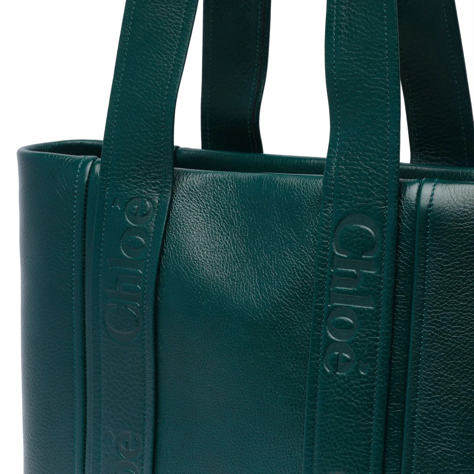 Chloe o1loc1c10425 Size:OS / Woody Medium Tote Bag in Boyish Green Size ONE SIZE - 3 Thumbnail