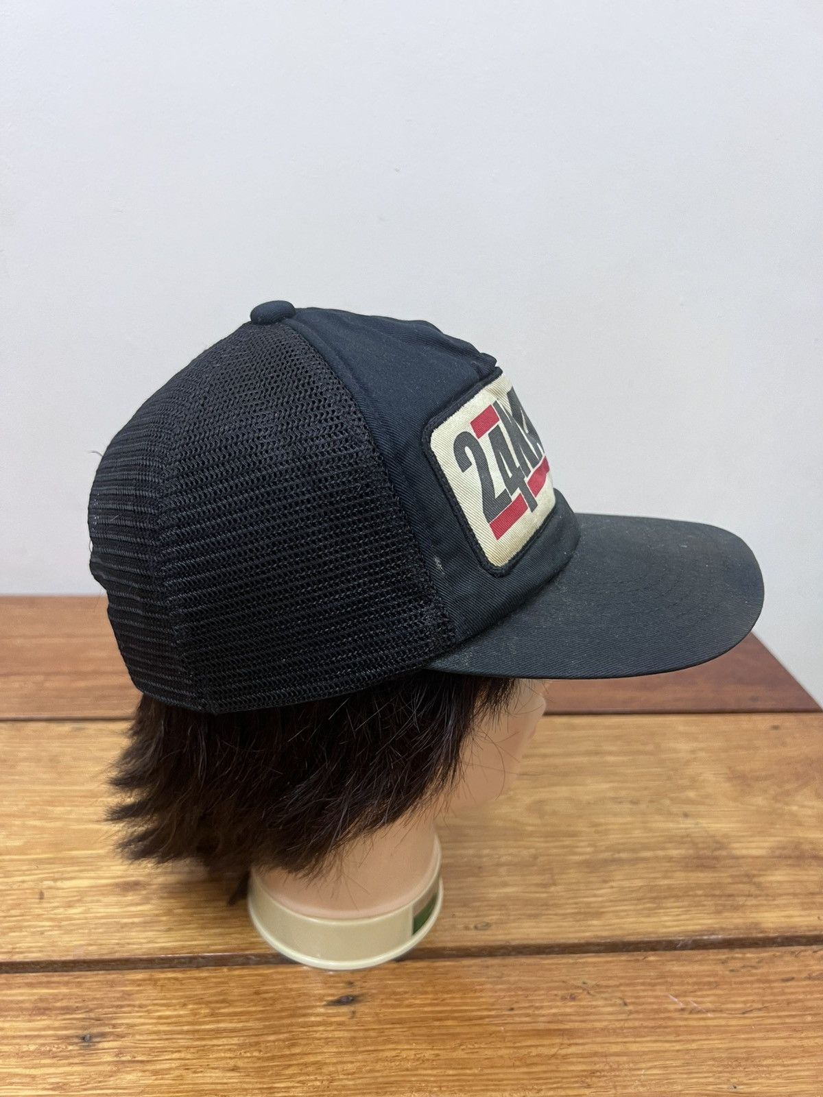 Fifty Karats Y2K 24 Karats Thrashed Faded Trucker Cap Size ONE SIZE - 2 Thumbnail