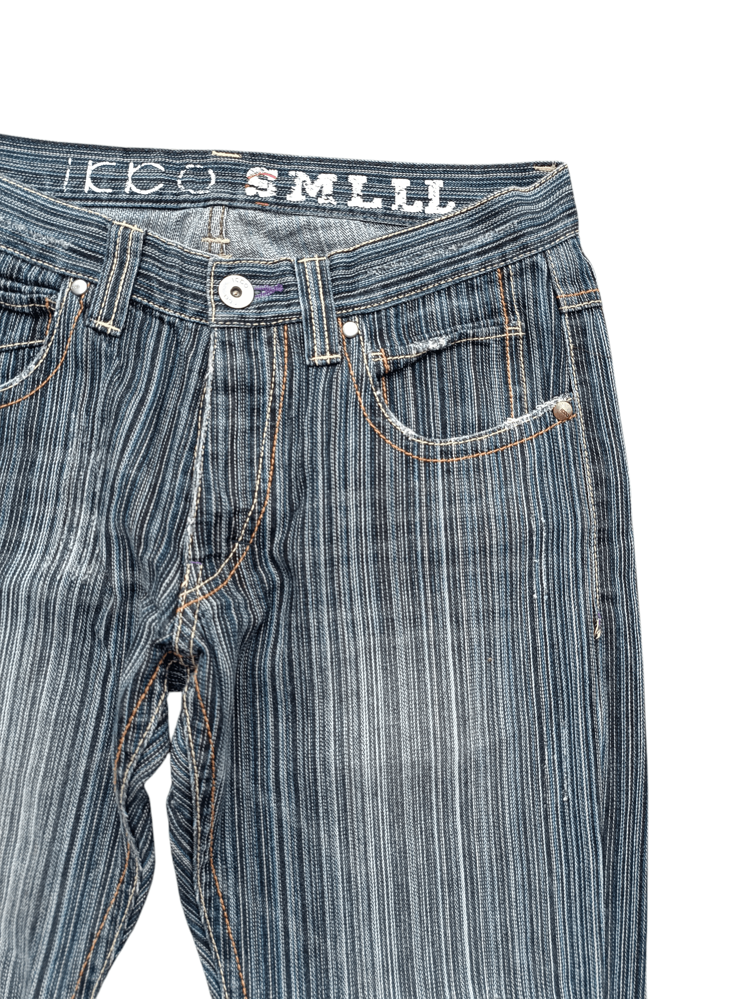 Jean 🔥 Flare Hickory IKKA Nice Design & Rare 🔥 Size US 33 - 15 Thumbnail