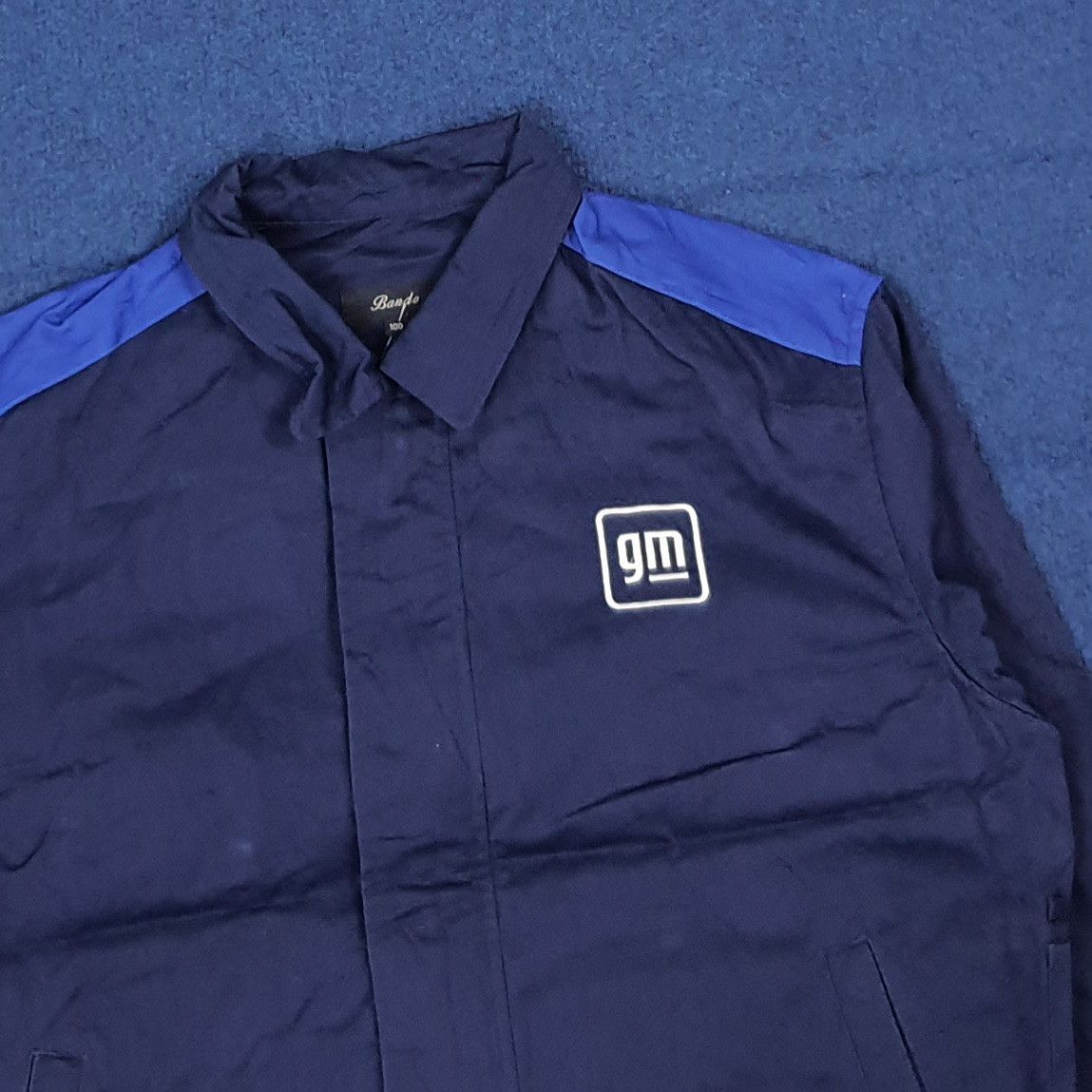 Japanese Brand Vintage Chevrolet Automobile Workwear Jacket C274N1 Size US L / EU 52-54 / 3 - 5 Thumbnail
