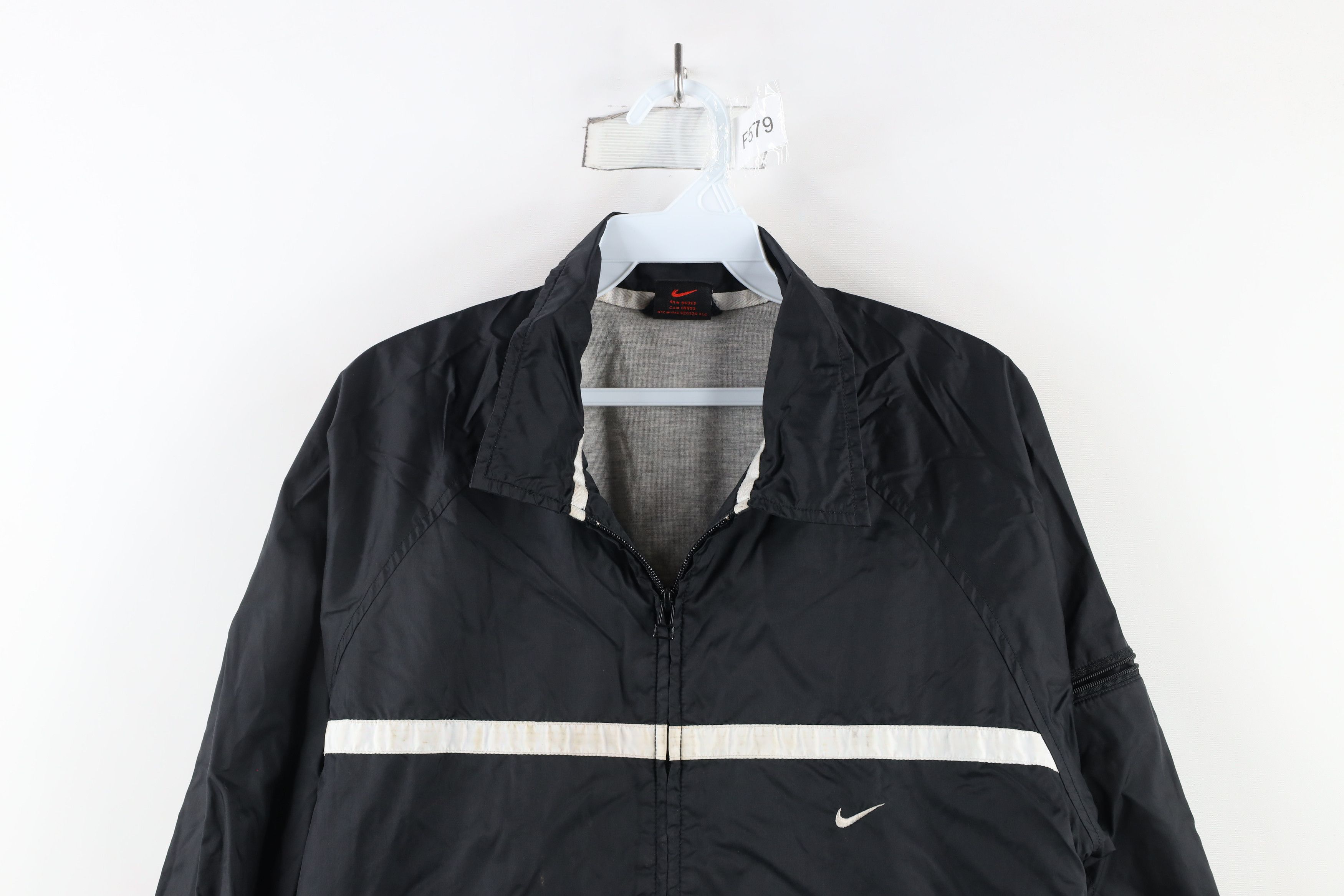 Nike × Vintage Vintage 90s Nike Travis Scott Mini Swoosh Lined Jacket Size M / US 6-8 / IT 42-44 - 2 Thumbnail
