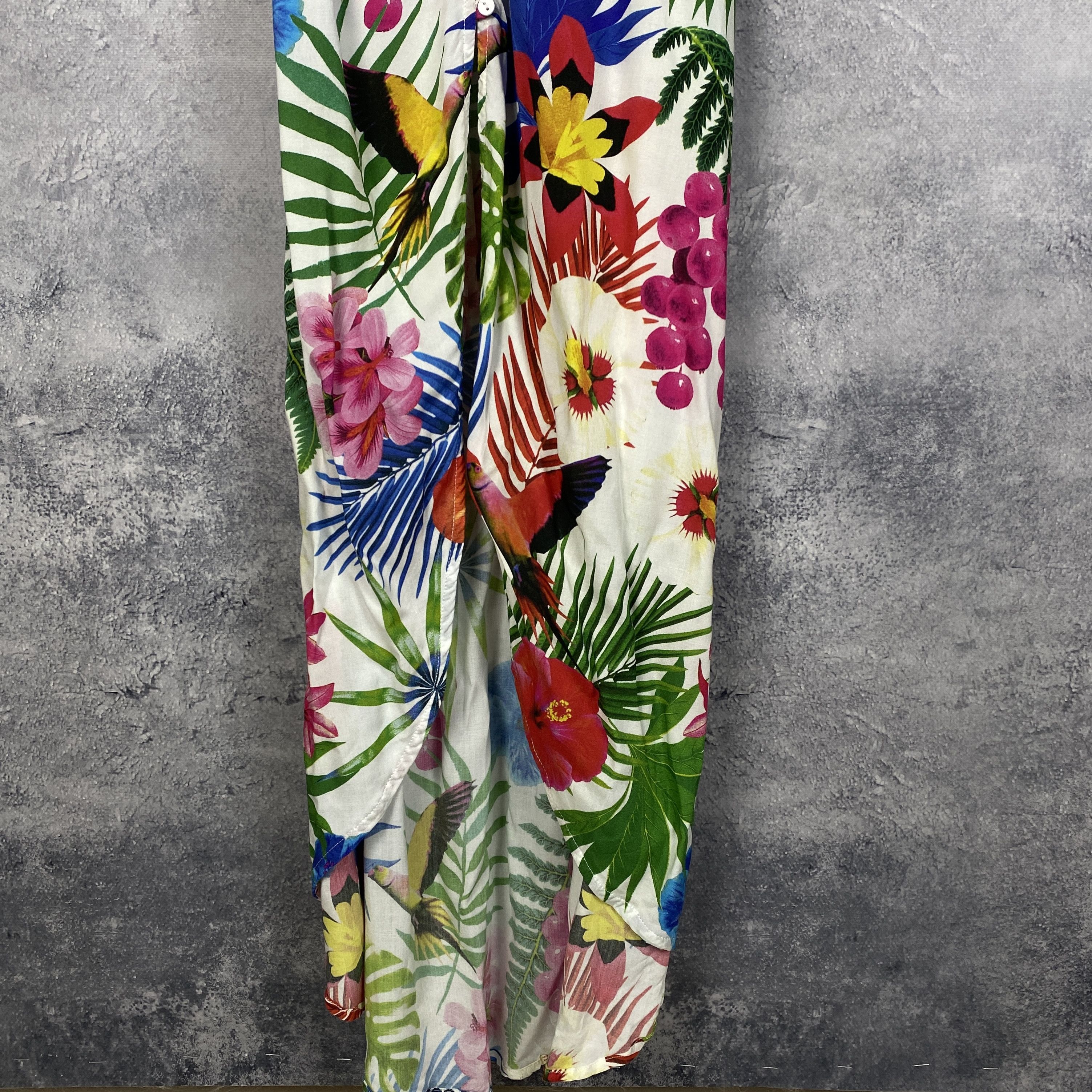 Desigual Desigual Dress Women's Size M Sleeveless Multicolor Flowers Size M / US 6-8 / IT 42-44 - 3 Thumbnail
