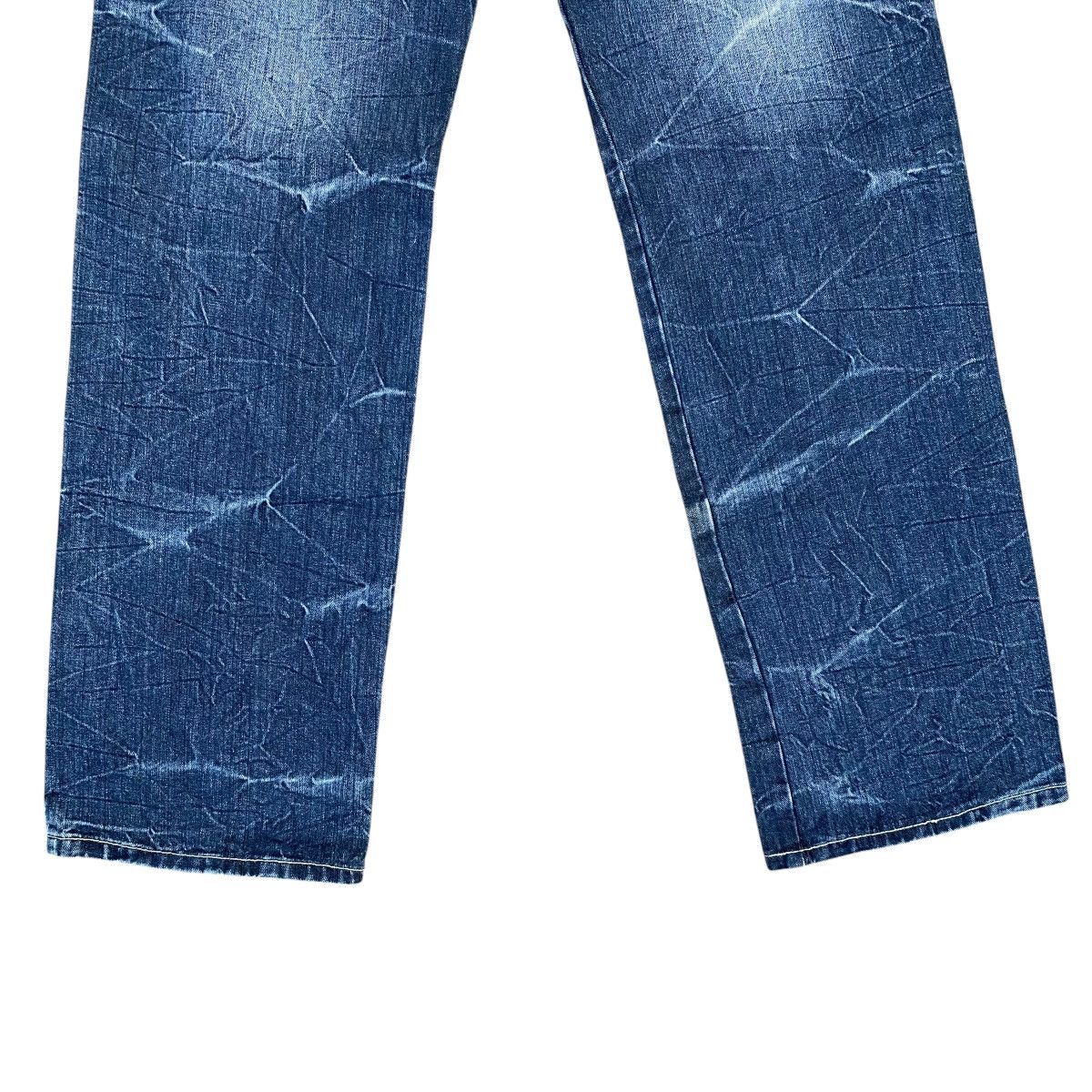 Hysteric Glamour × Japanese Brand SORRIDERE FLASH DESIGN DOUBLE WAIST DENIM JEANS Size US 34 / EU 50 - 10 Thumbnail