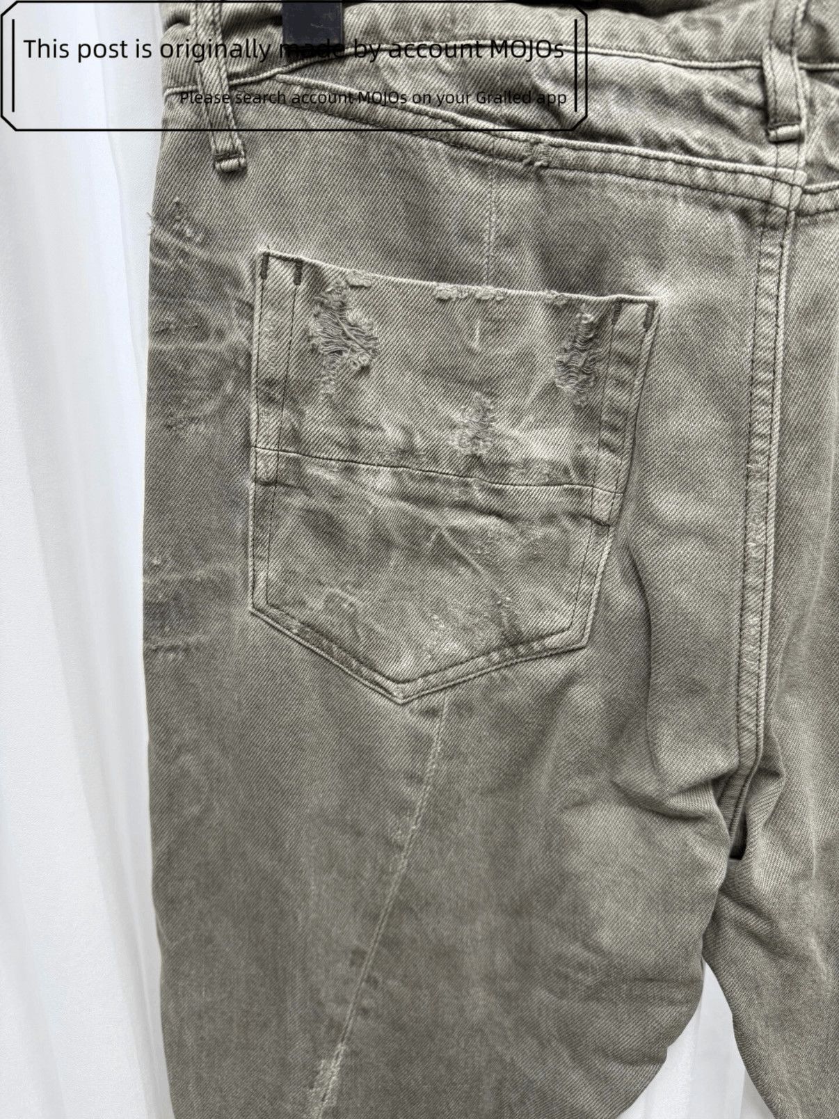 Julius Sz 3 Julius 7 10SS Mud Distressed Denim mojos71213 Size US 32 / EU 48 - 8 Thumbnail