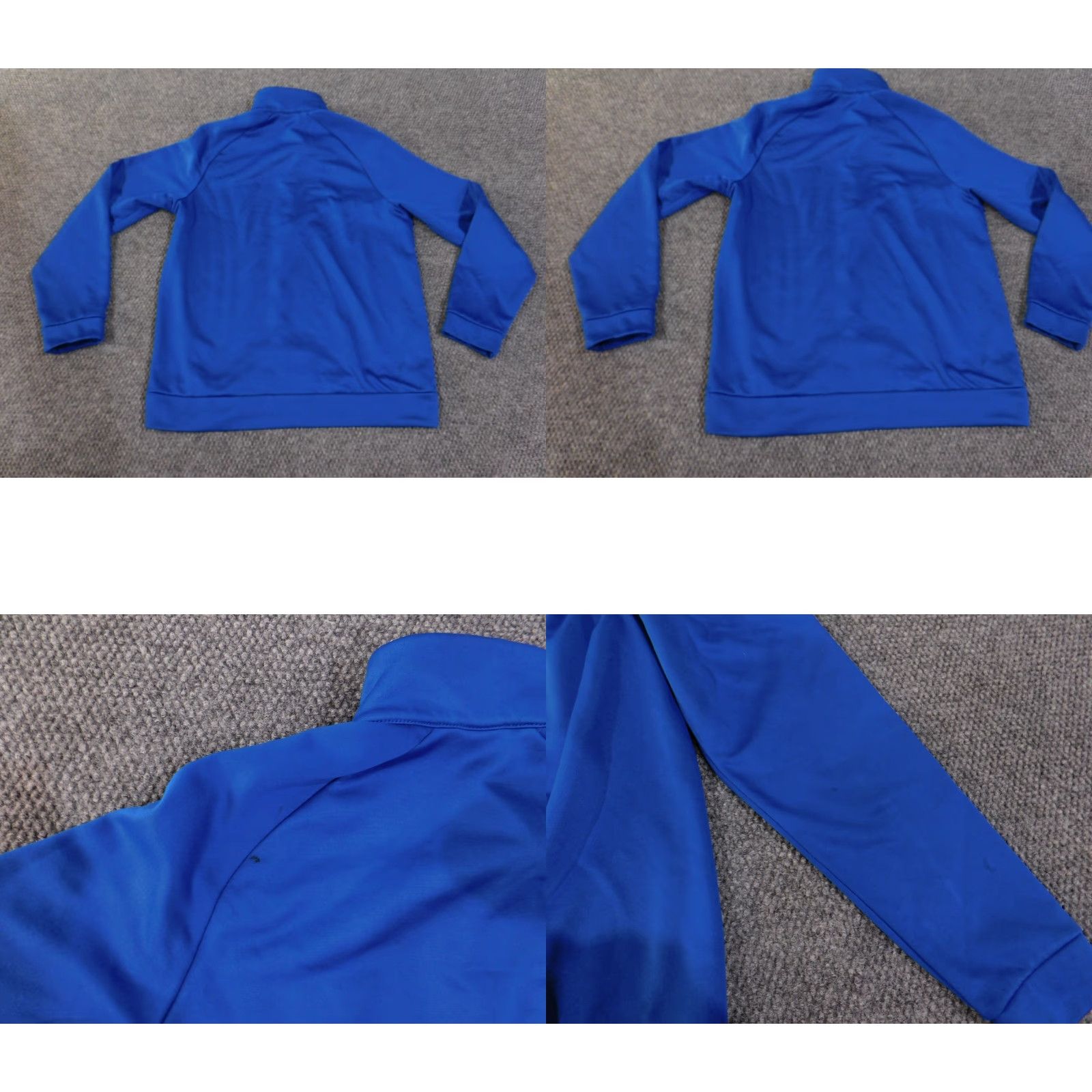 Nike Nike Sweatshirt Mens Regular M Blue 1/4 Zip Pullover Mock Neck Zip Logo Knit Polyester Sports Dress? Size US M / EU 48-50 / 2 - 8 Thumbnail
