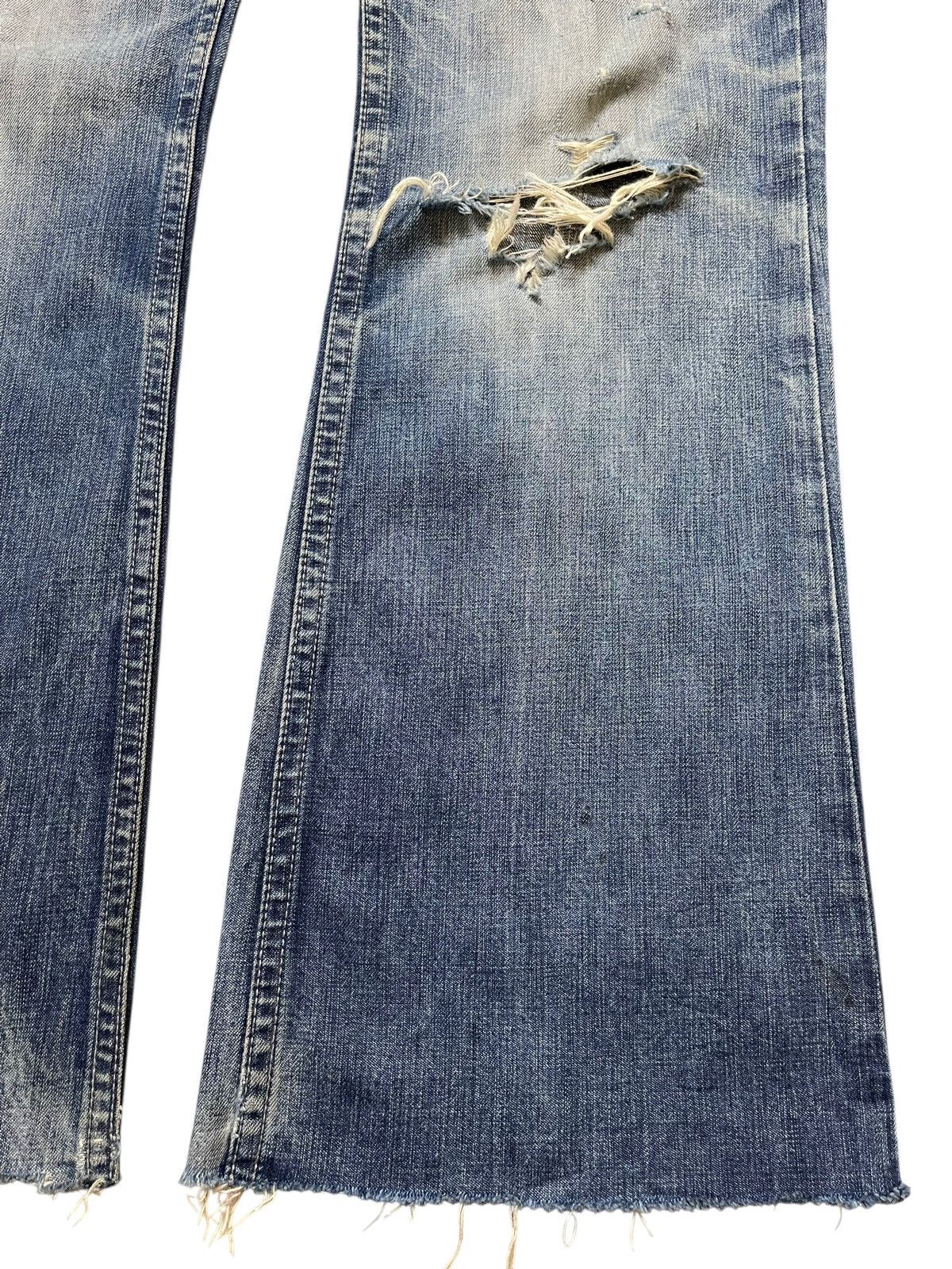 semanticdesign Vintage Japanese Brand Faded Wash Distress Wide Leg Bootcuts Size US 32 / EU 48 - 8 Thumbnail