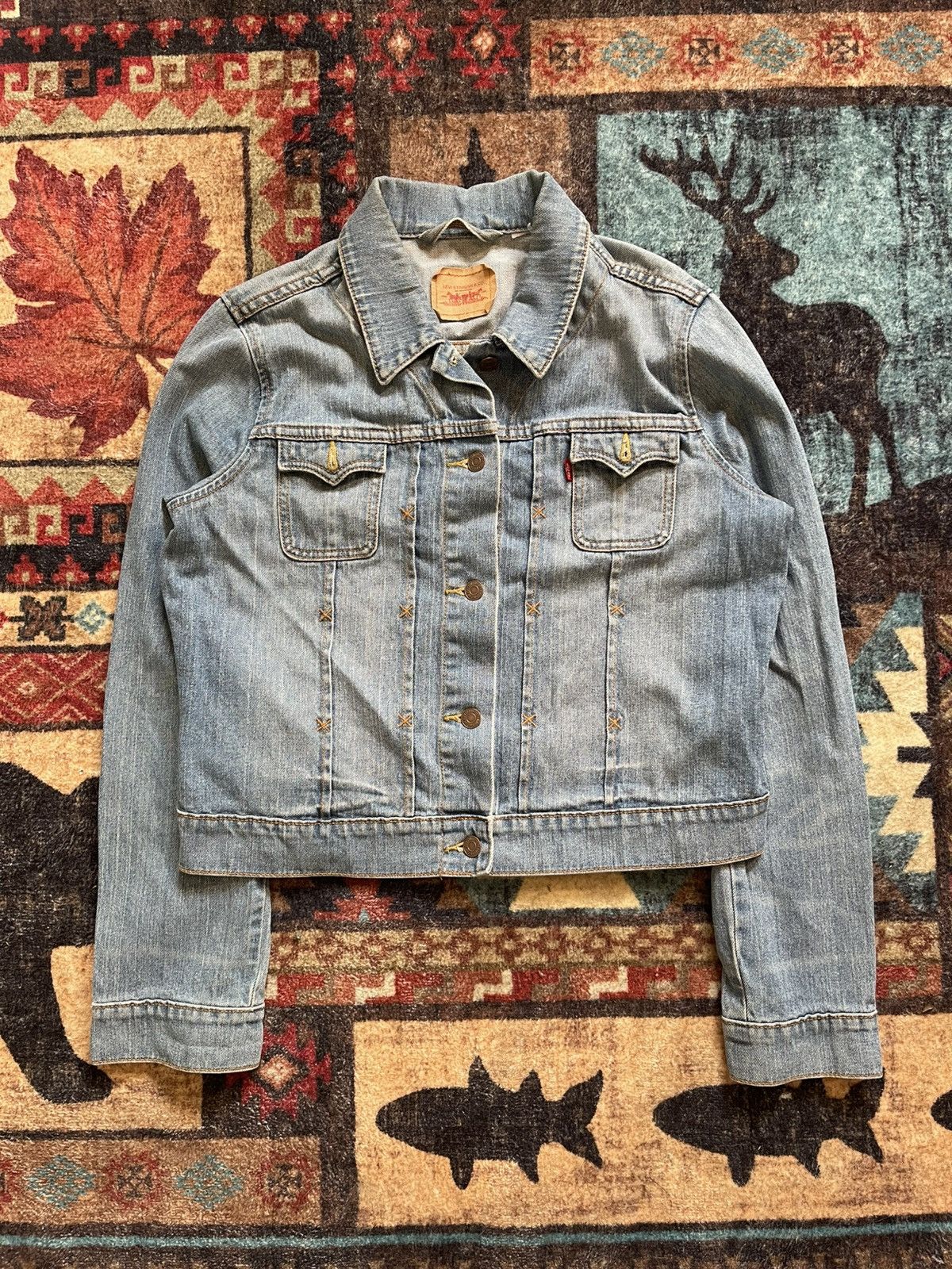 Levi's Levi’s Womens Classic Blue Denim Jacket Size S / US 4 / IT 40 - 1 Thumbnail