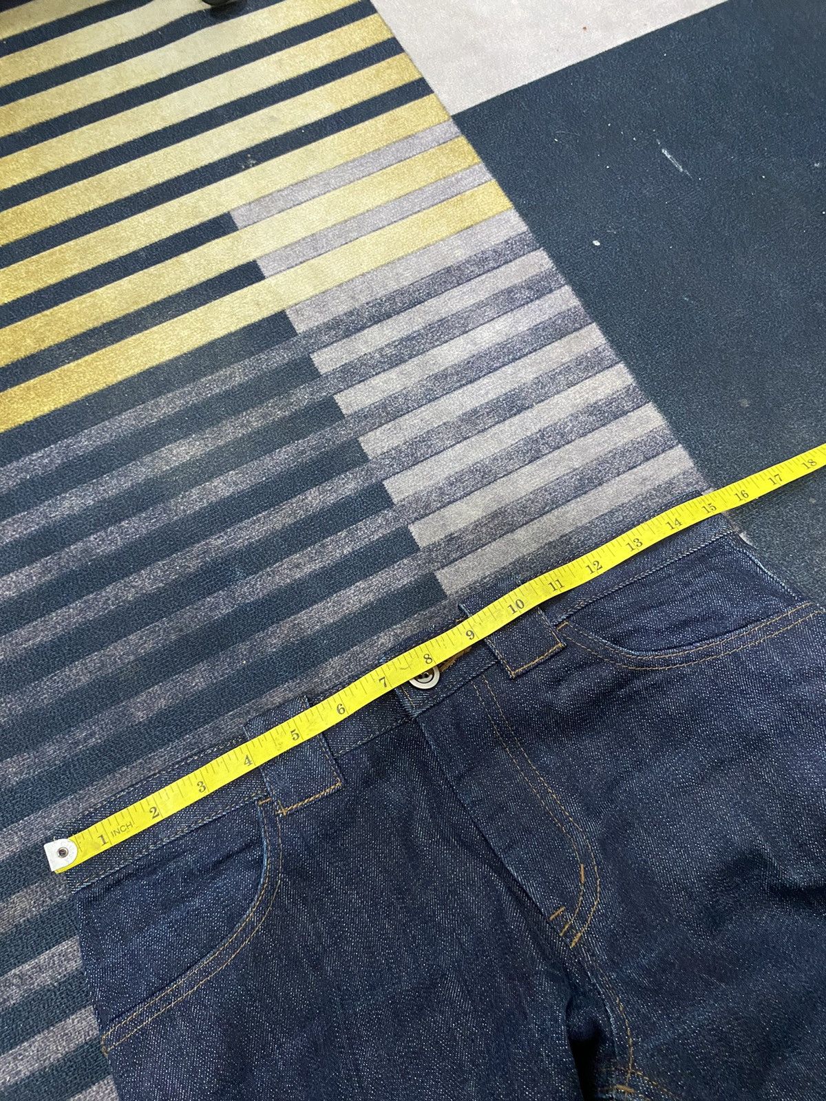 Comme des Garcons Y2k COMME DES GARCONS 2/3 DENIM PANTS Size 30" / US 8 / IT 44 - 10 Thumbnail