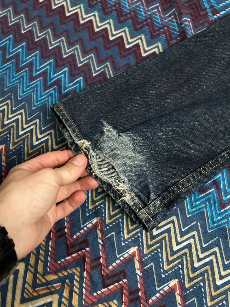 Allsaints jeans pants Y2K Allsaints 3D vintage w32 streetwear Size US 32 / EU 48 - 18 Thumbnail