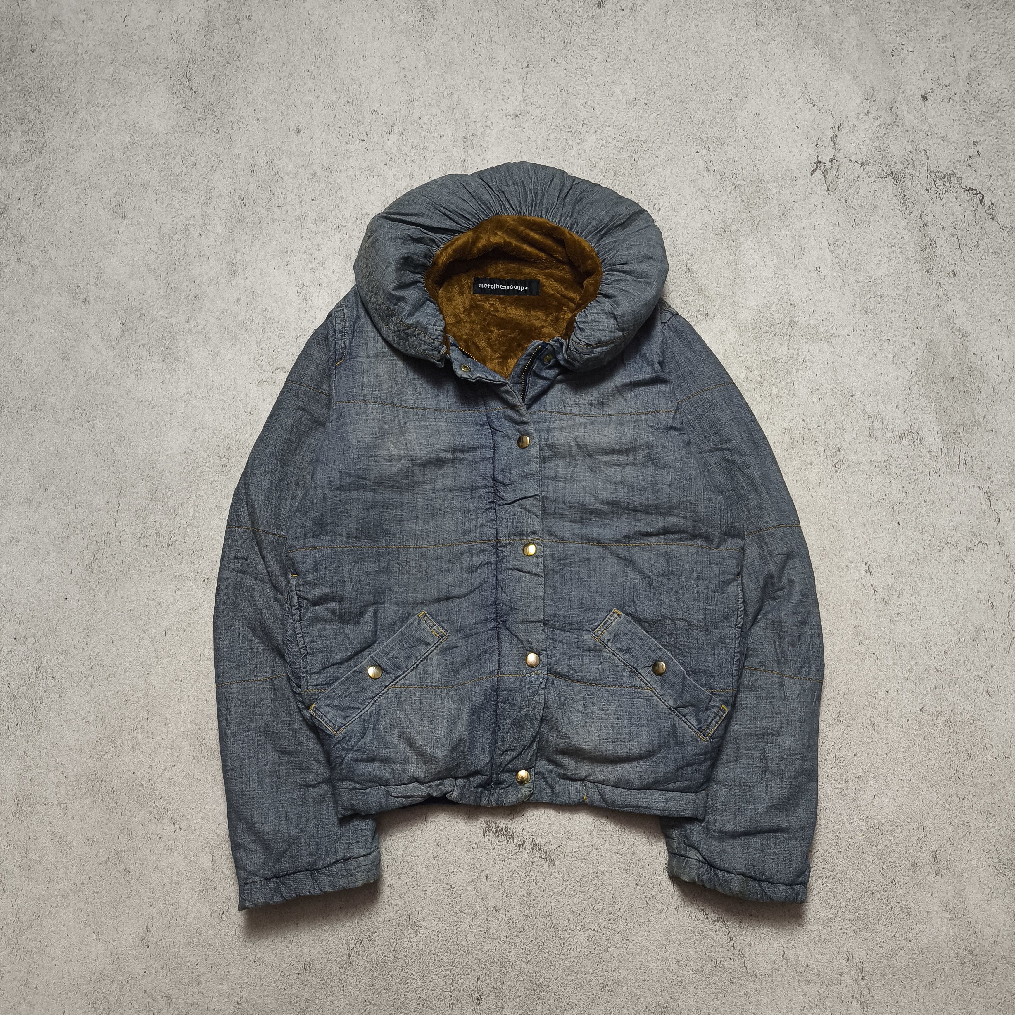 Issey Miyake Mercibeaucoup by Issey Miyake Puff Collar Lightweight Denim Size S / US 4 / IT 40 - 1 Thumbnail