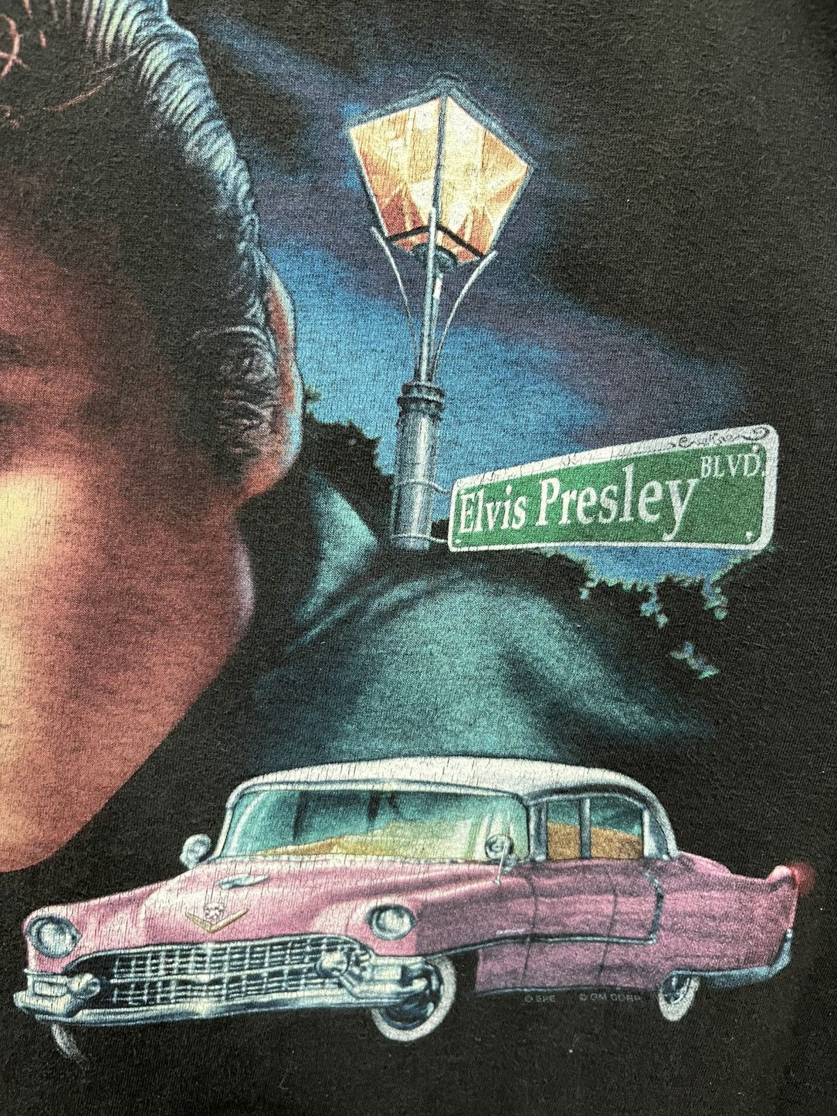 Other Vintage Elvis Presley Graceland Pink Cadillac Tee Size US L / EU 52-54 / 3 - 3 Thumbnail