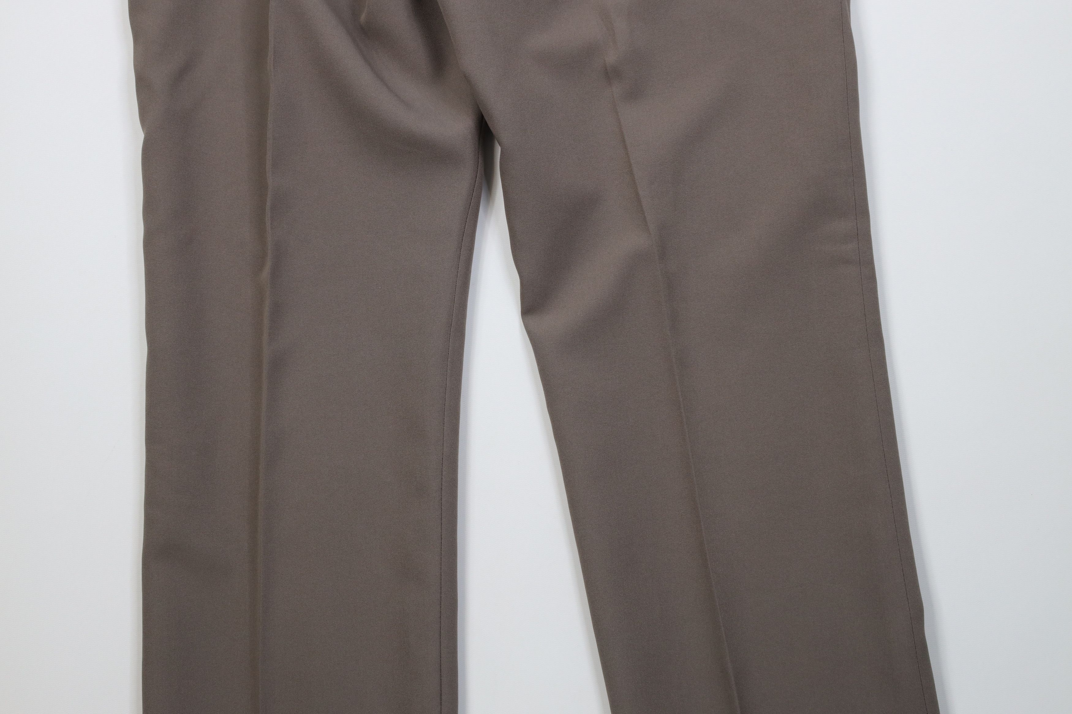 Vintage Vintage 70s Streetwear Flared Wide Leg Chino Pants Gray USA Size US 36 / EU 52 - 12 Thumbnail