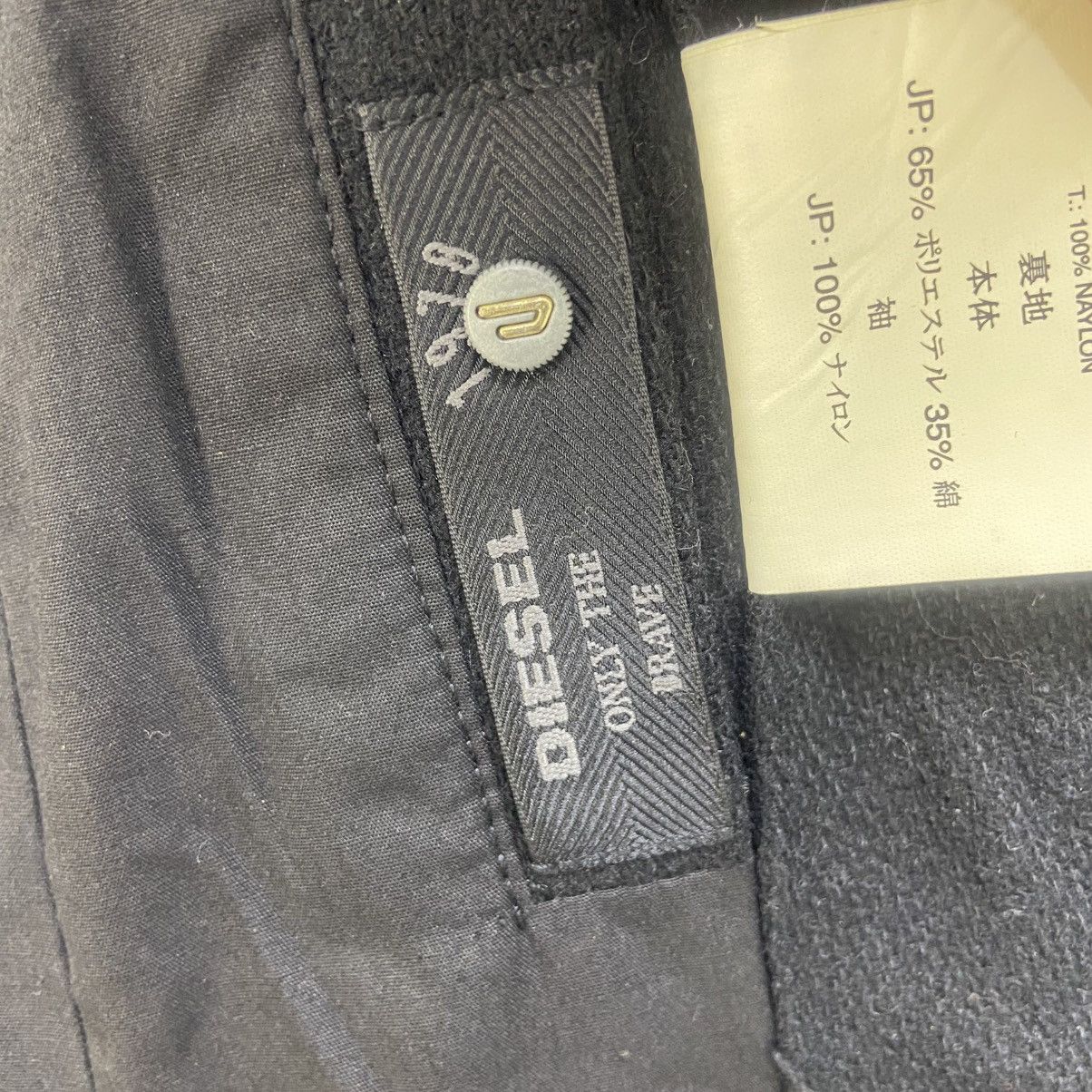 Diesel Diesel Only The Brave Double Breasted Wool Heavy Coat Size US XS / EU 42 / 0 - 12 Thumbnail