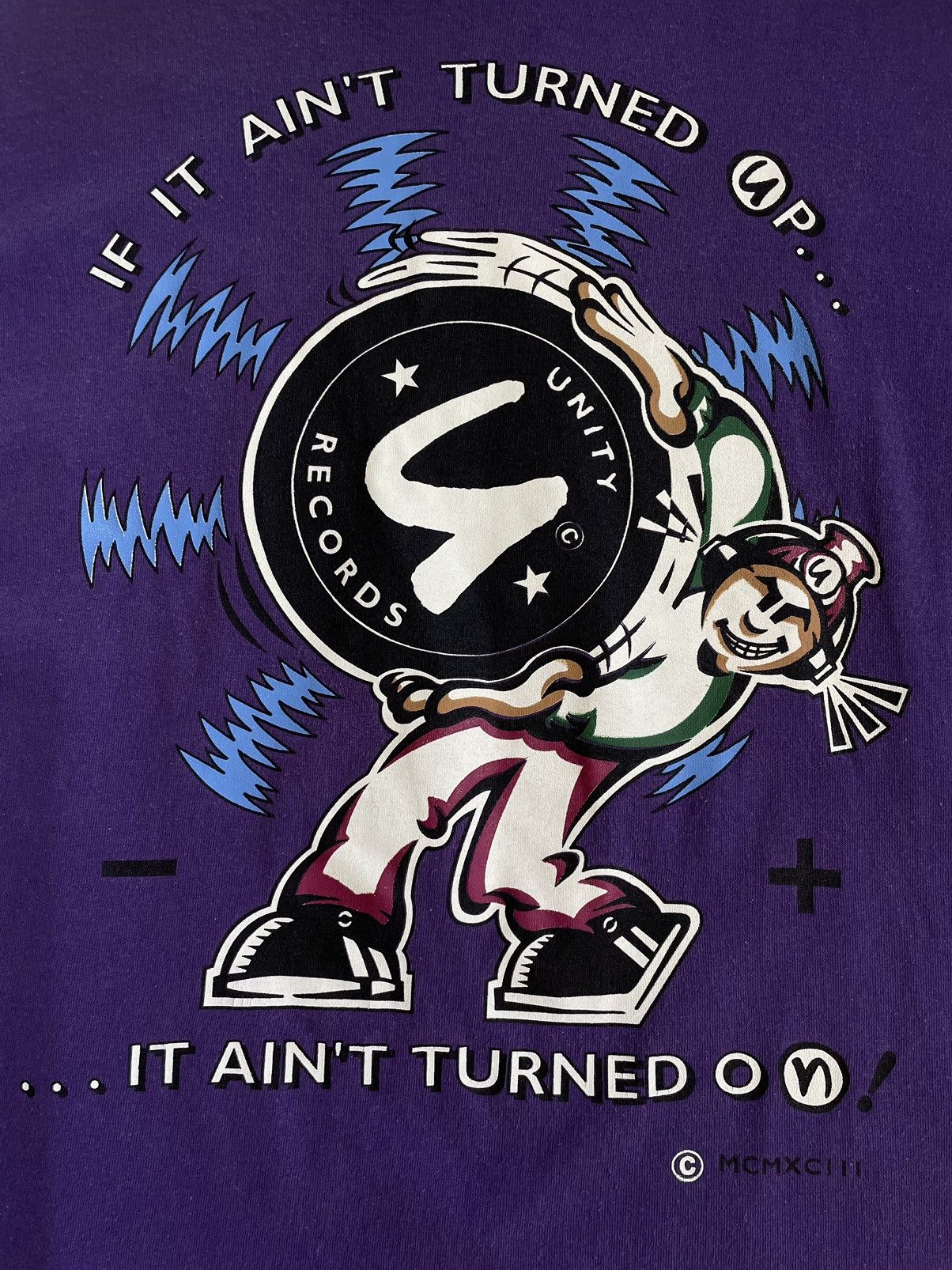 Rap Tees ❗️RARE❗️Unity Records London 1993 MCMXCIII Long Sleeve Shirt Size US XL / EU 56 / 4 - 5 Thumbnail