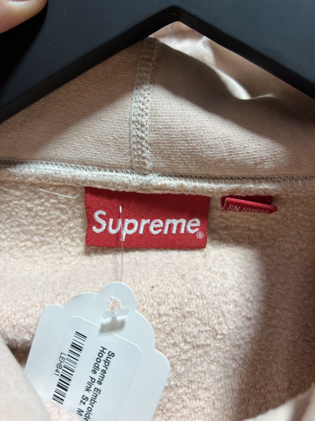 Supreme Supreme Pink Arc Logo Hoodie Size US M / EU 48-50 / 2 - 3 Thumbnail