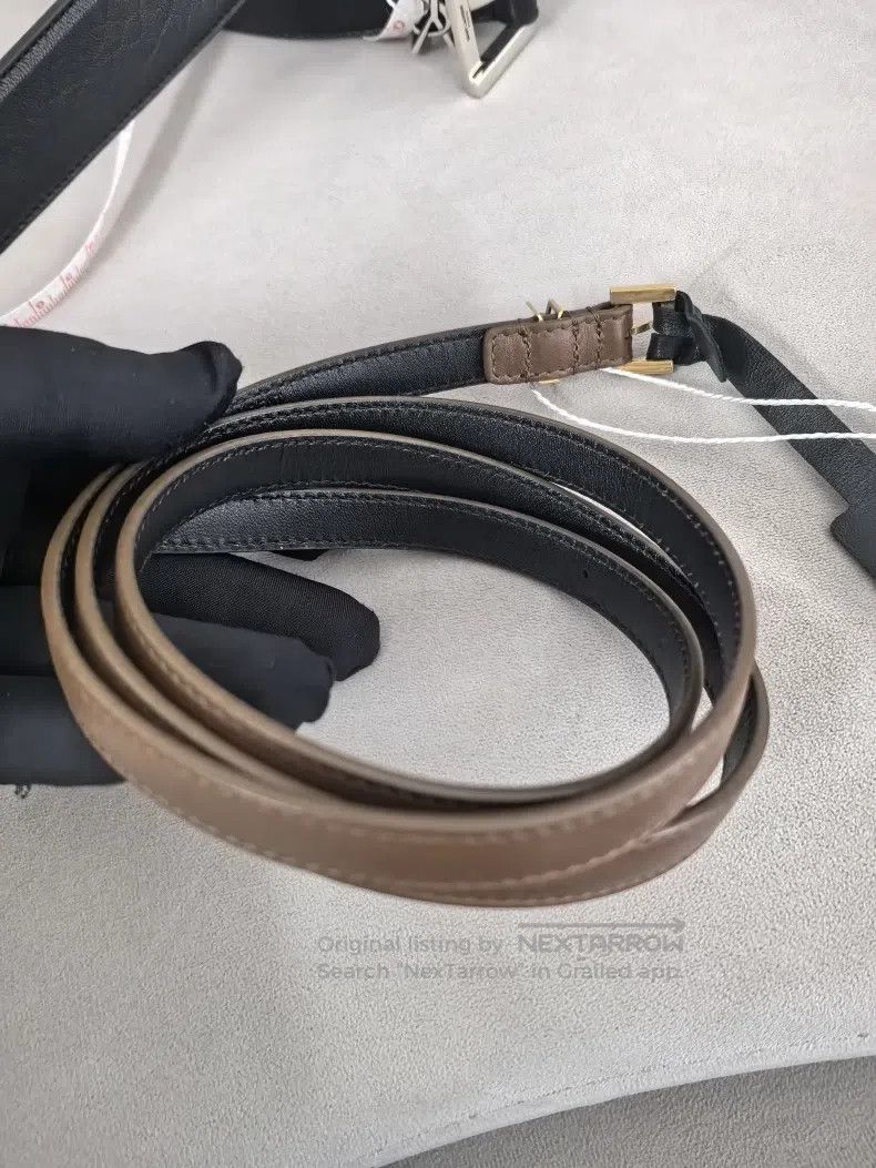 Saint Laurent Paris Saint Laurent Paris Brown Calfskin Ladies Belt i Size ONE SIZE - 1 Thumbnail