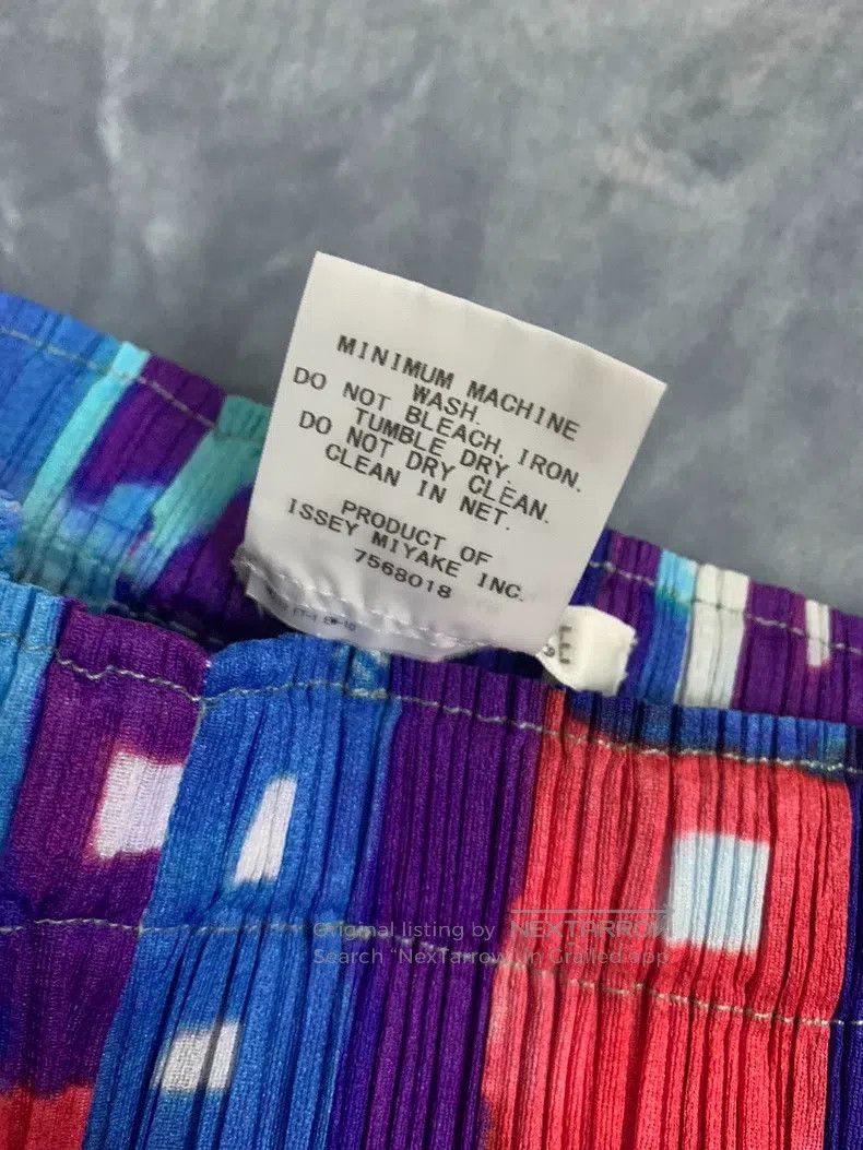Issey Miyake Issey Miyake size:5 Blue Pants Size 31" - 3 Thumbnail