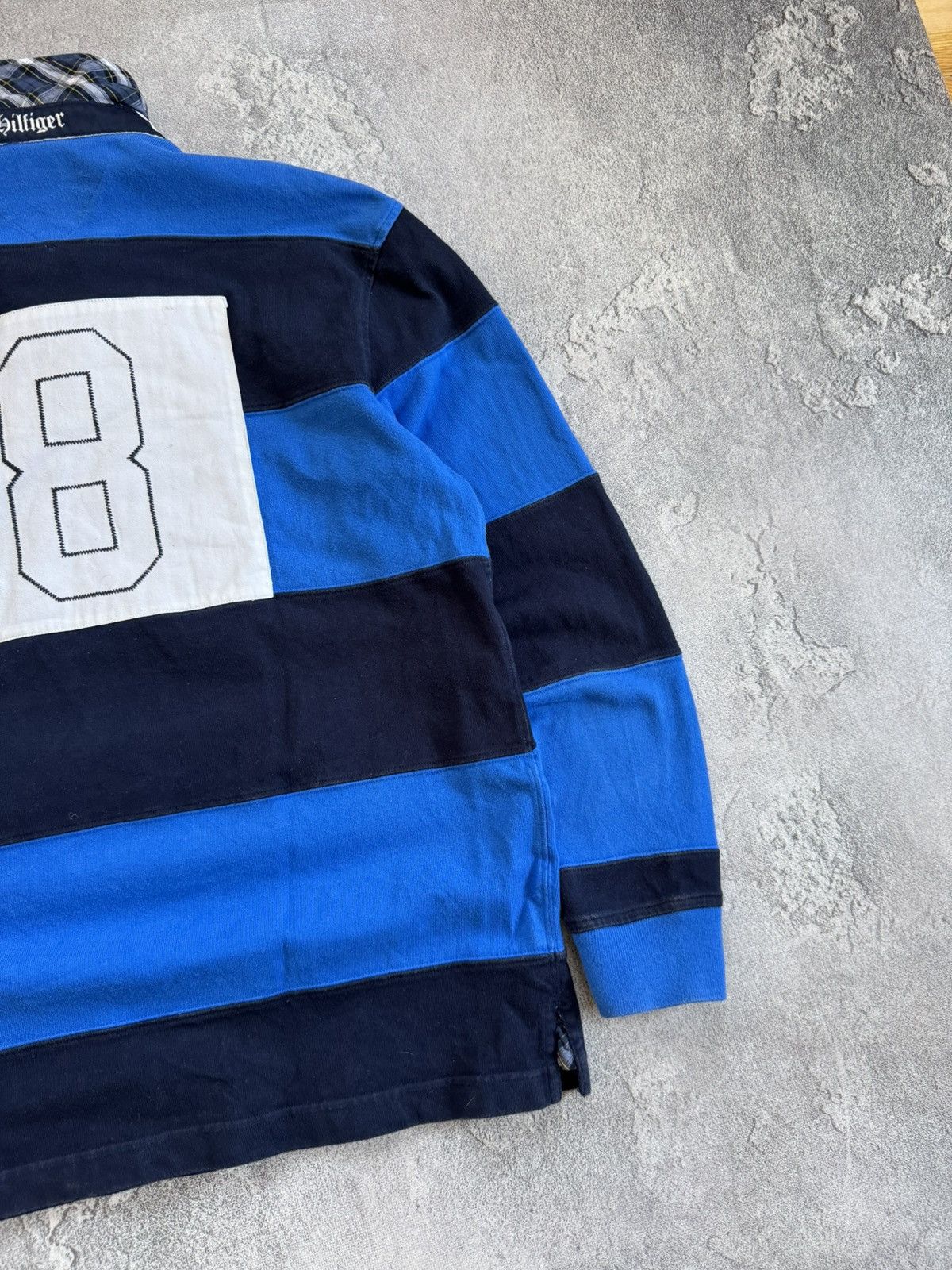 Tommy Hilfiger Tommy Hilfiger L/size striped rugby sweatshirts jumper 00s Size US L / EU 52-54 / 3 - 14 Thumbnail