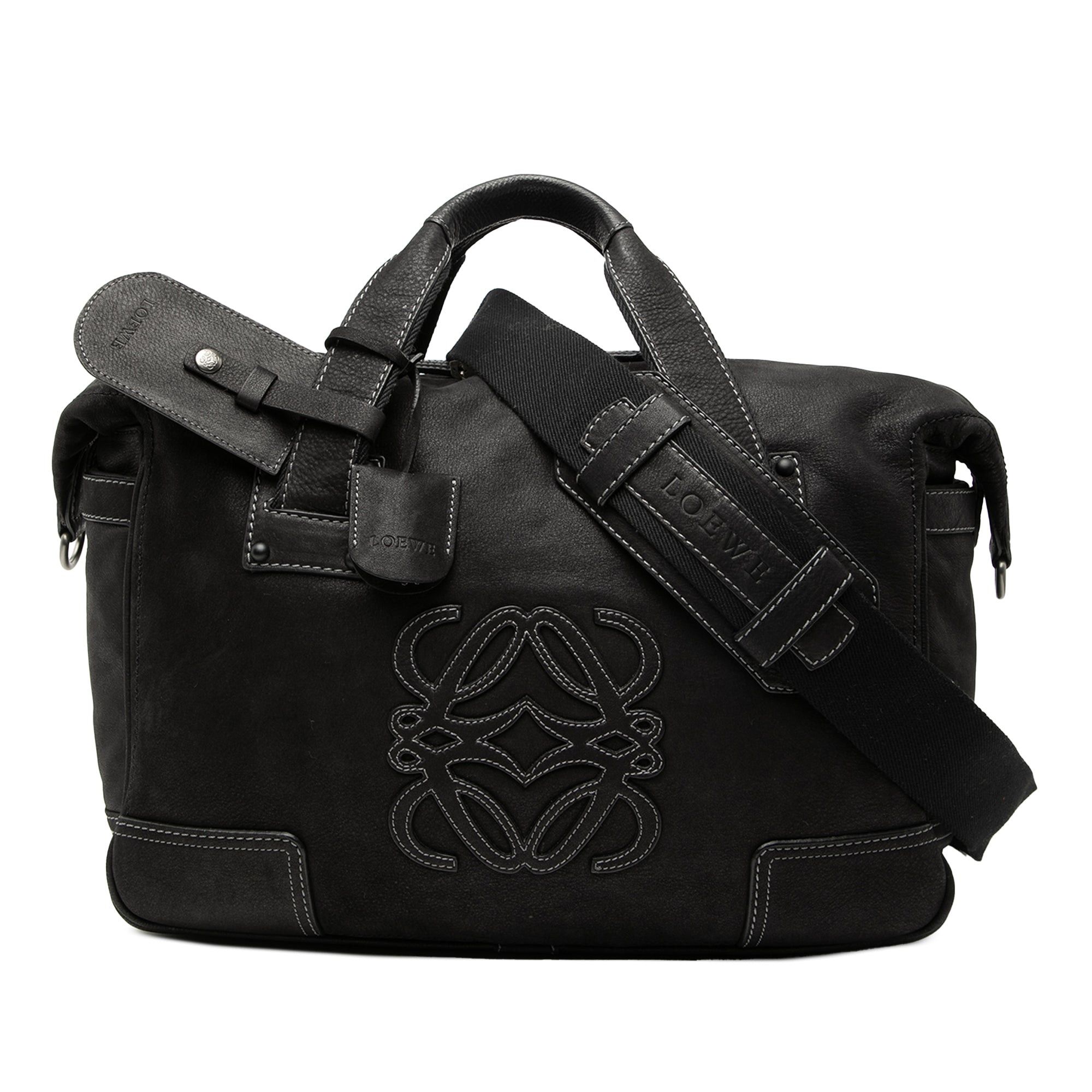 Loewe Nubuck Anagram Satchel Size ONE SIZE - 1 Thumbnail