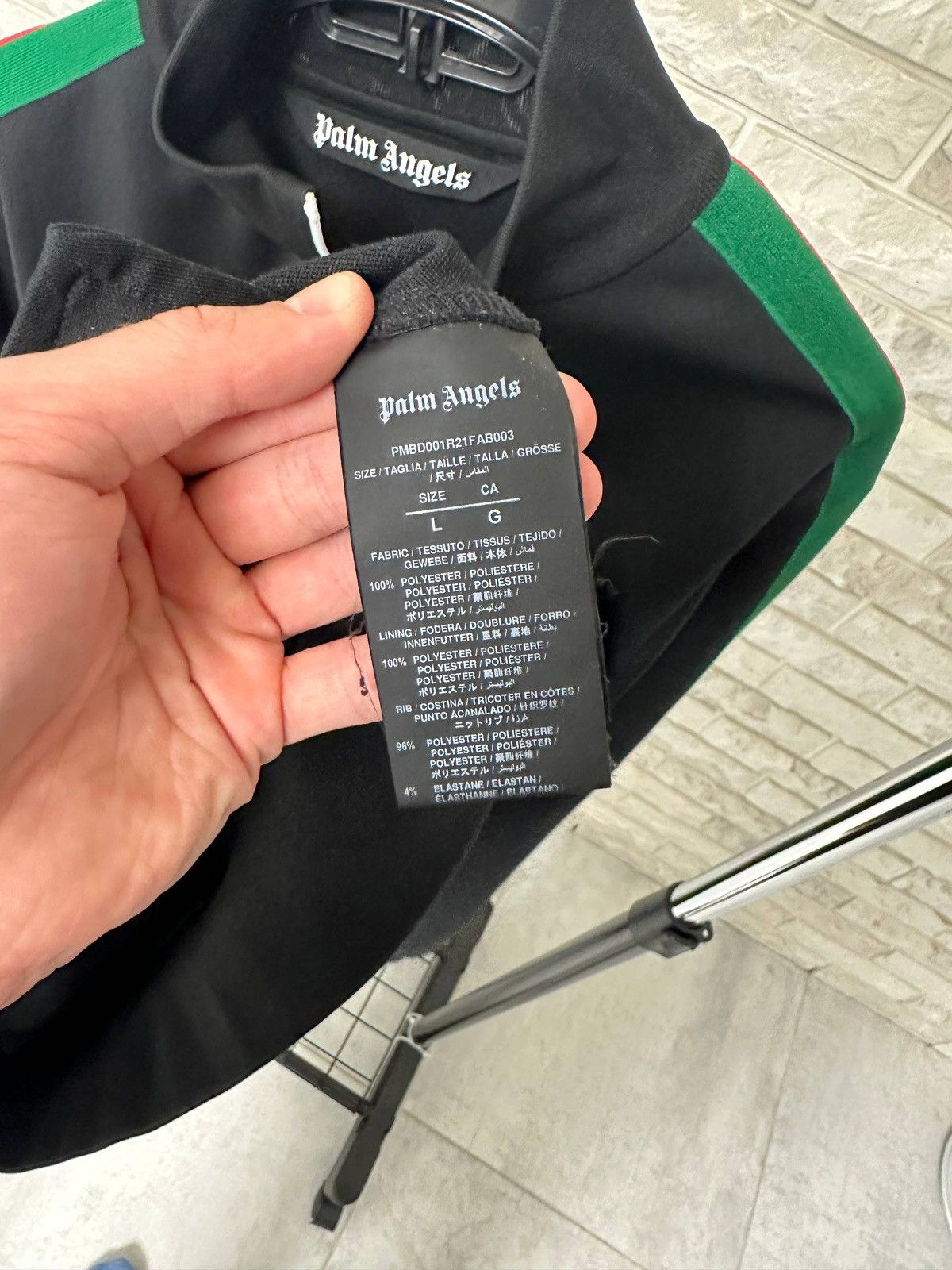 Palm Angels Palm Angels Track Zip Size US L / EU 52-54 / 3 - 4 Thumbnail