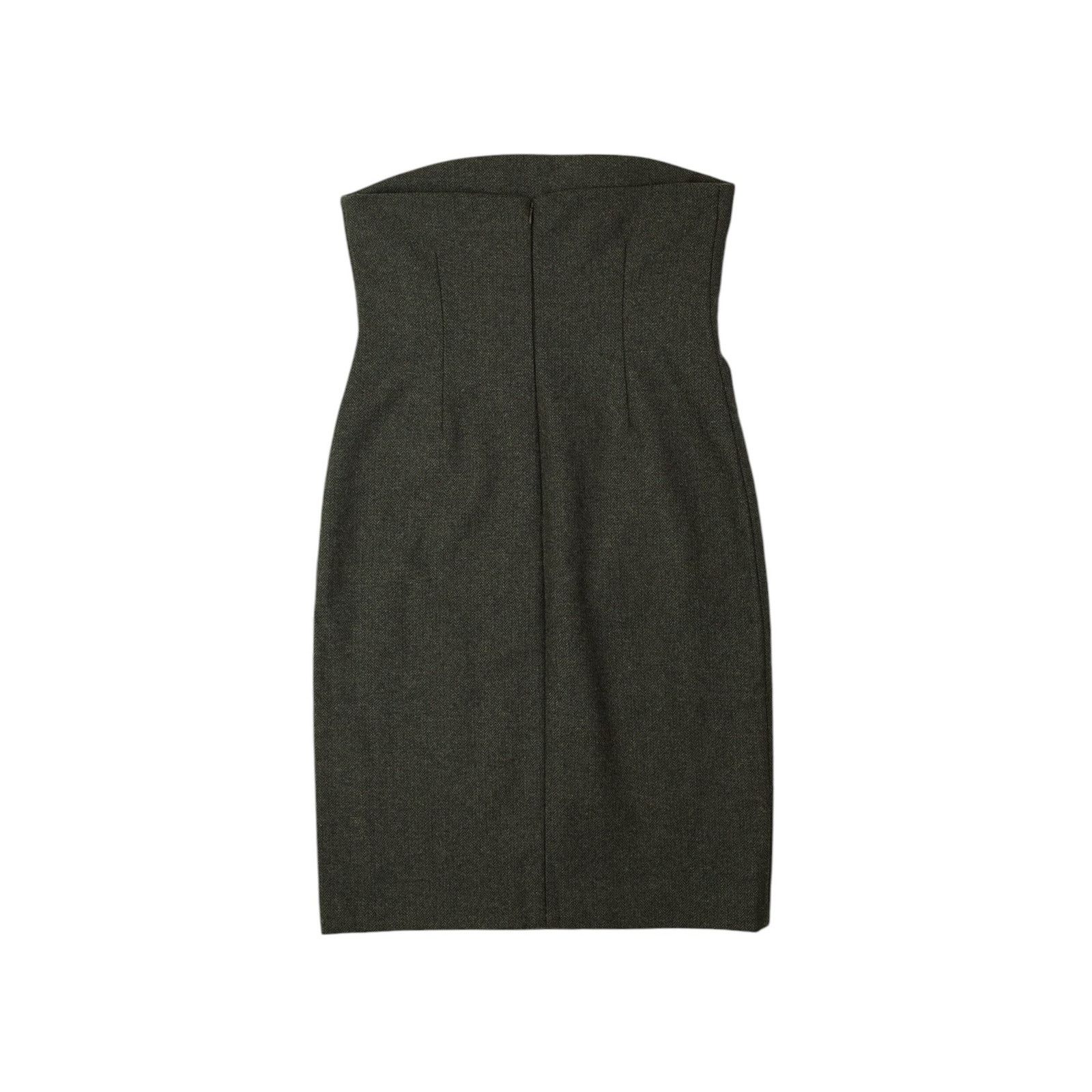 Alexander McQueen Strapless Grey Dress Size M / US 6-8 / IT 42-44 - 2 Thumbnail
