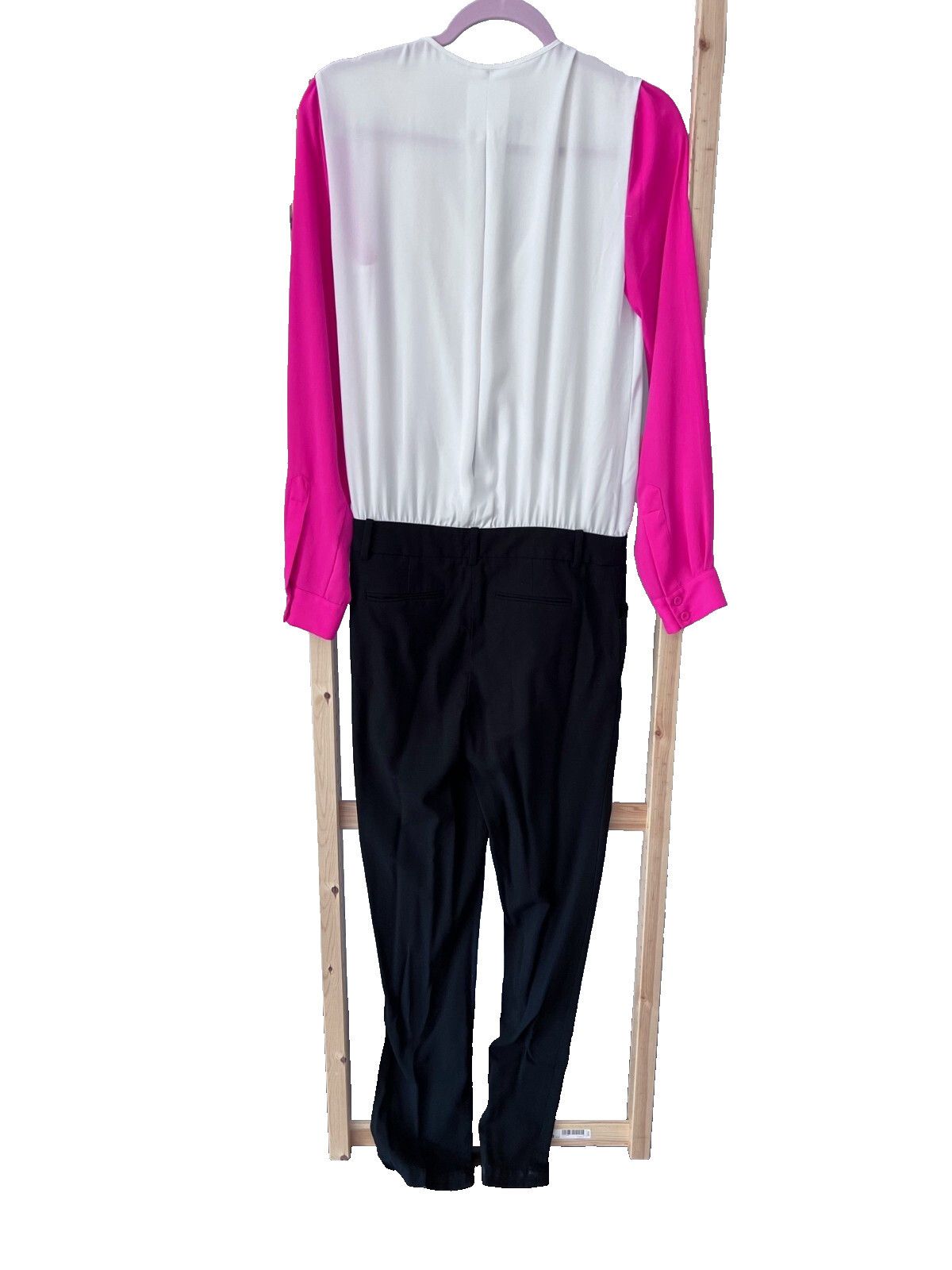 Bcbgmaxazria BCBGMaxazria Remington Colorblock Jumpsuit ( S ) Size 27" / US 4 / IT 40 - 4 Thumbnail
