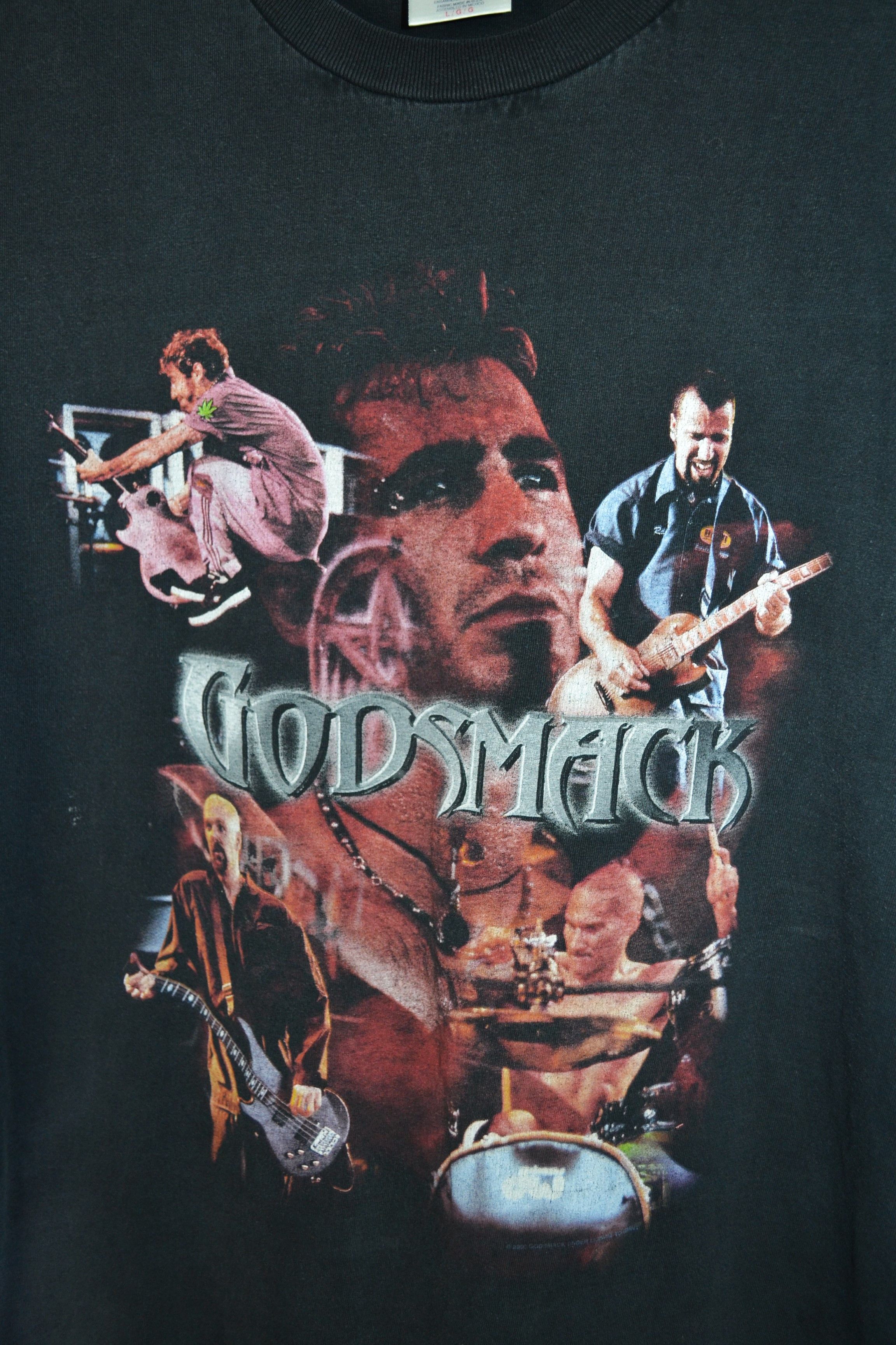 Band Tees Godsmack T-Shirt L Nu Metal 2000 Smack This Tour Size US L / EU 52-54 / 3 - 3 Thumbnail