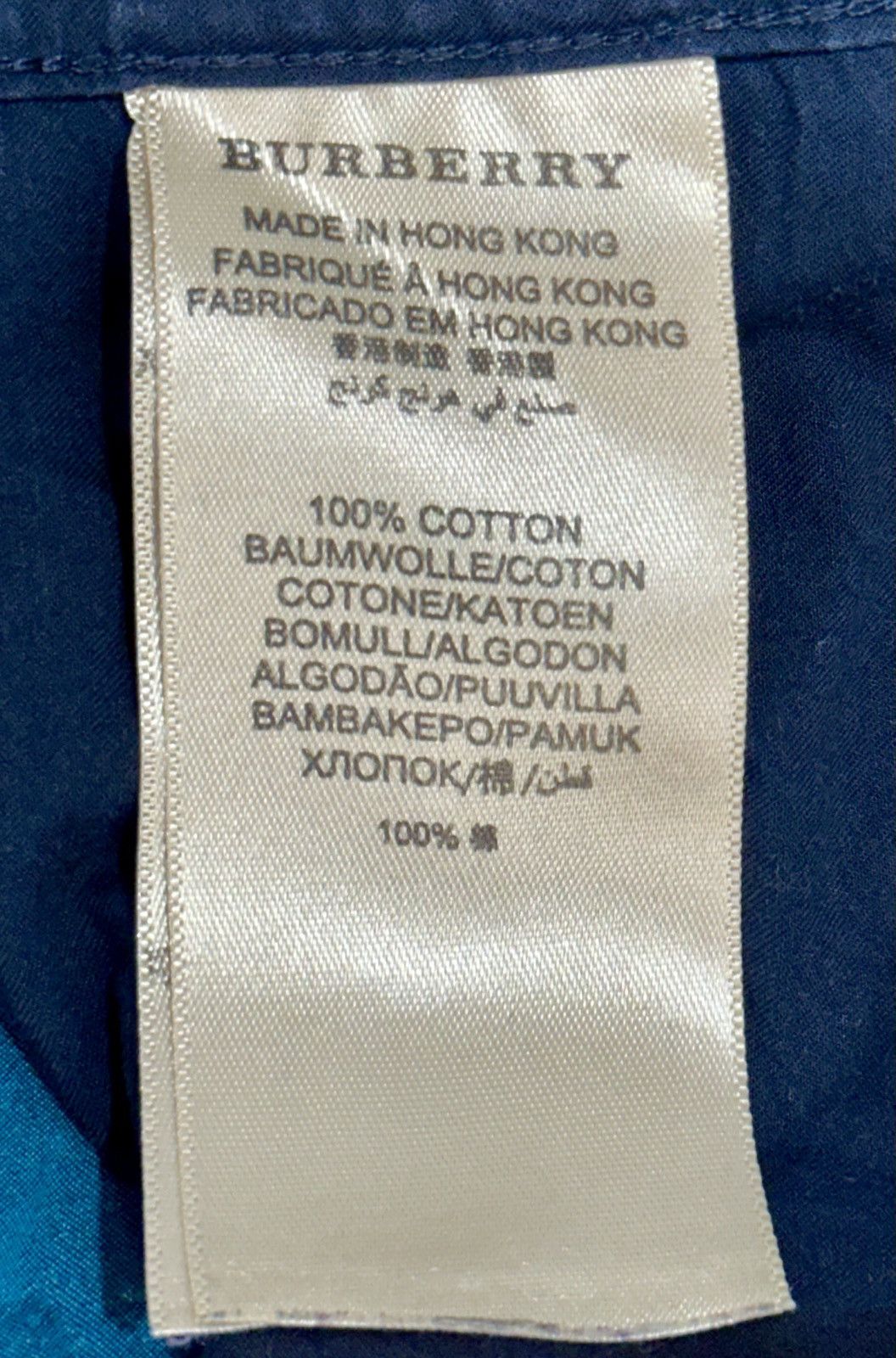 Burberry Burberry Brit mens ButtonUP Size US S / EU 44-46 / 1 - 5 Thumbnail