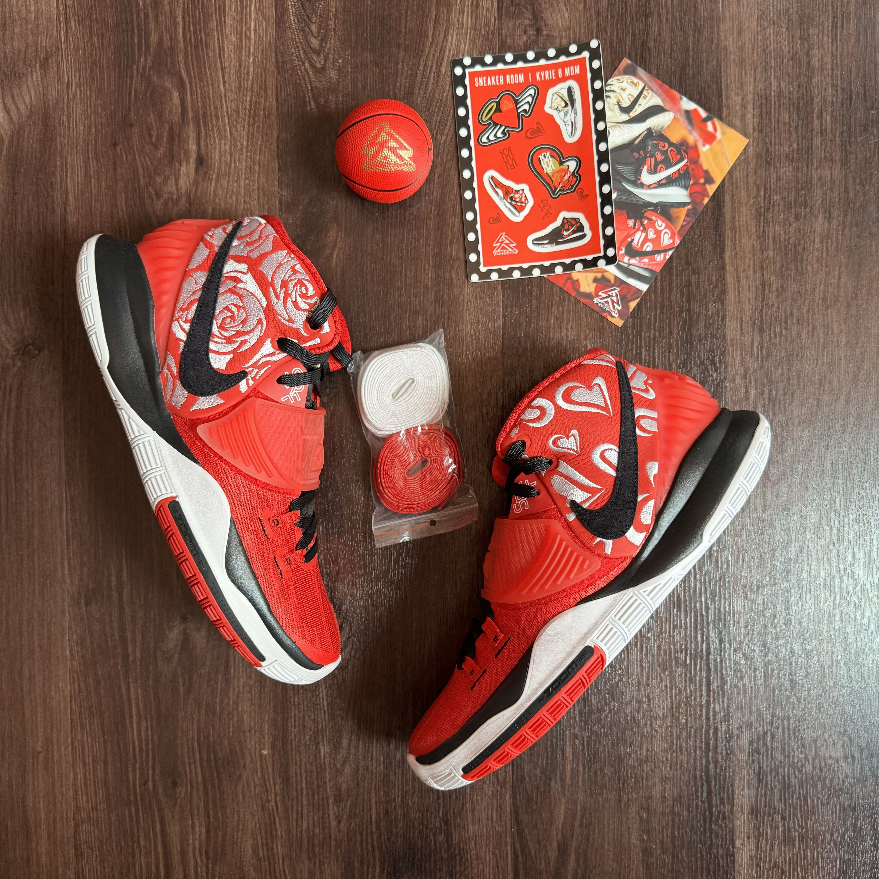 Nike SneakerRoom x Kyrie 6 (Mom - Red) Size US 10.5 / EU 43-44 - 1 Thumbnail