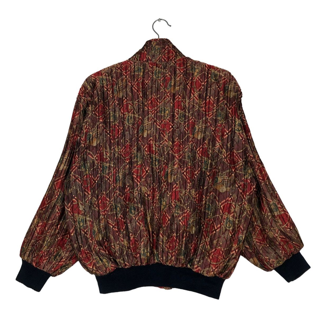 Japanese Brand 🔥RARE VINTAGE BOMBER JACKET PLEATED DESIGN ISSEY MIYAKE Size US M / EU 48-50 / 2 - 8 Thumbnail