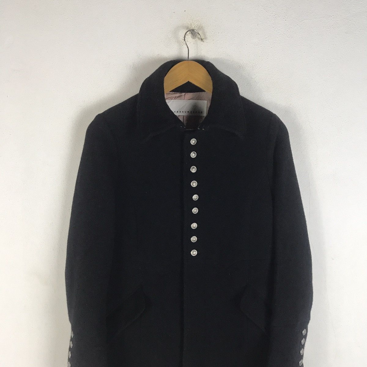 Issey Miyake Cyberpunk Archive Sunao Kuwahara Military Napoleon Wool Coat Size M / US 6-8 / IT 42-44 - 5 Thumbnail