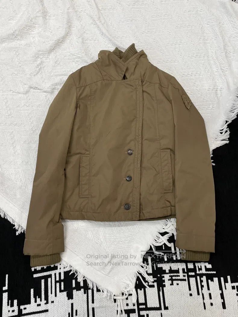 Gucci Gucci Khaki brown zipper jacket Size US XXS / EU 40 - 1 Thumbnail