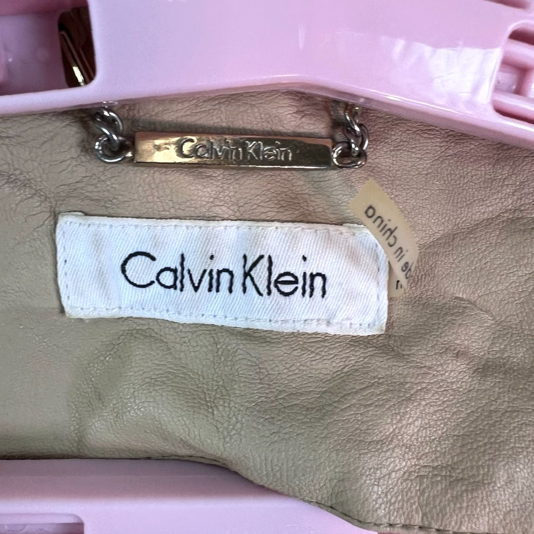 Calvin Klein Vintage Calvin Klein Women Brown Faux Leather Motorcycle Jacket S Fall Winter Casual Size S / US 4 / IT 40 - 5 Thumbnail