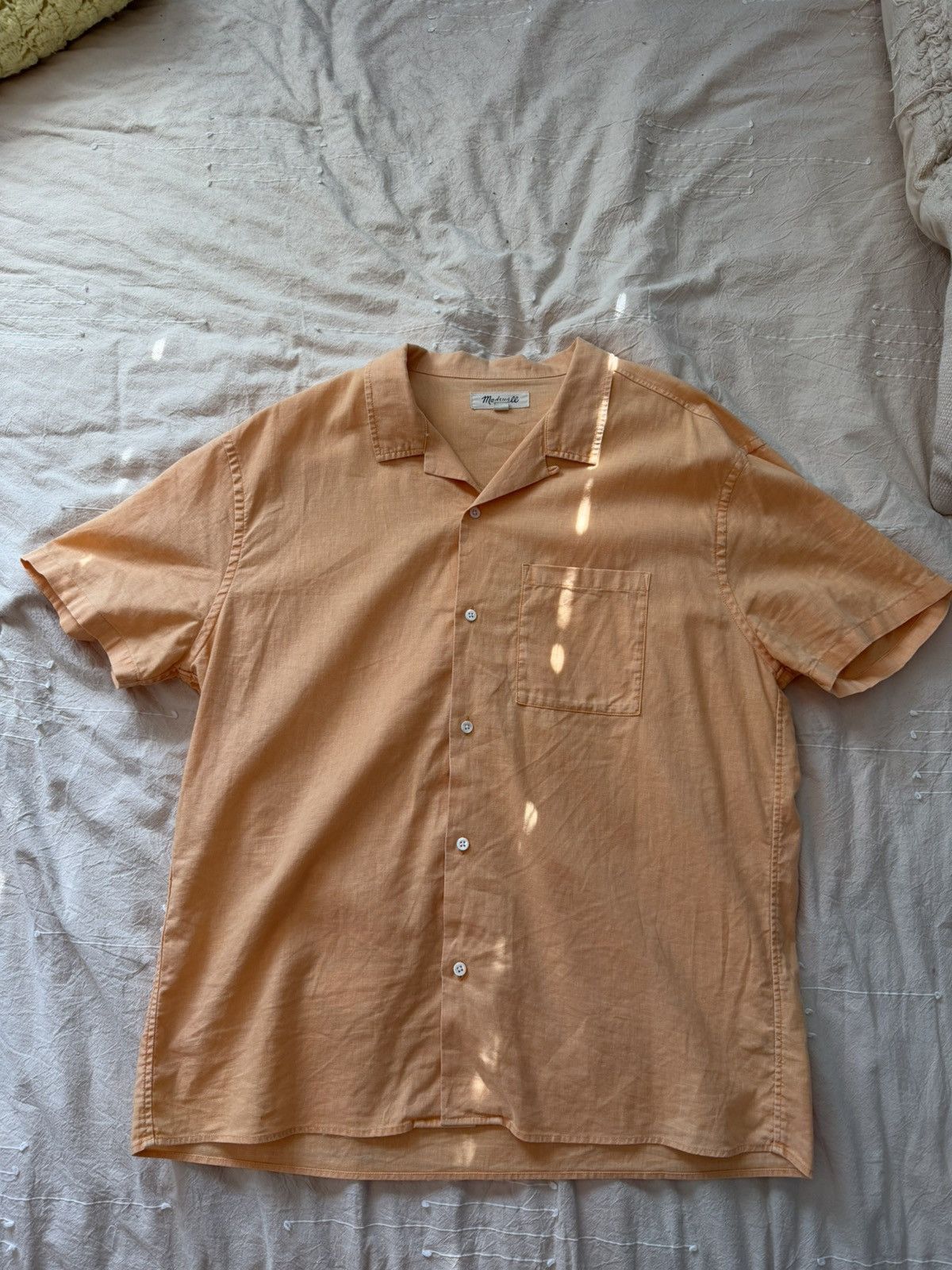 Madewell Madewell cuban collar short-sleeve button up Size US L / EU 52-54 / 3 - 6 Thumbnail
