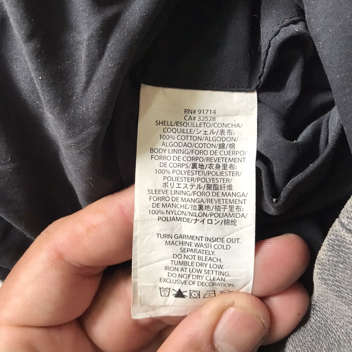 Armani Exchange VINTAGE ARMANI EXCHANGE RACING BIKER DENIM JACKET Size US XS / EU 42 / 0 - 14 Thumbnail