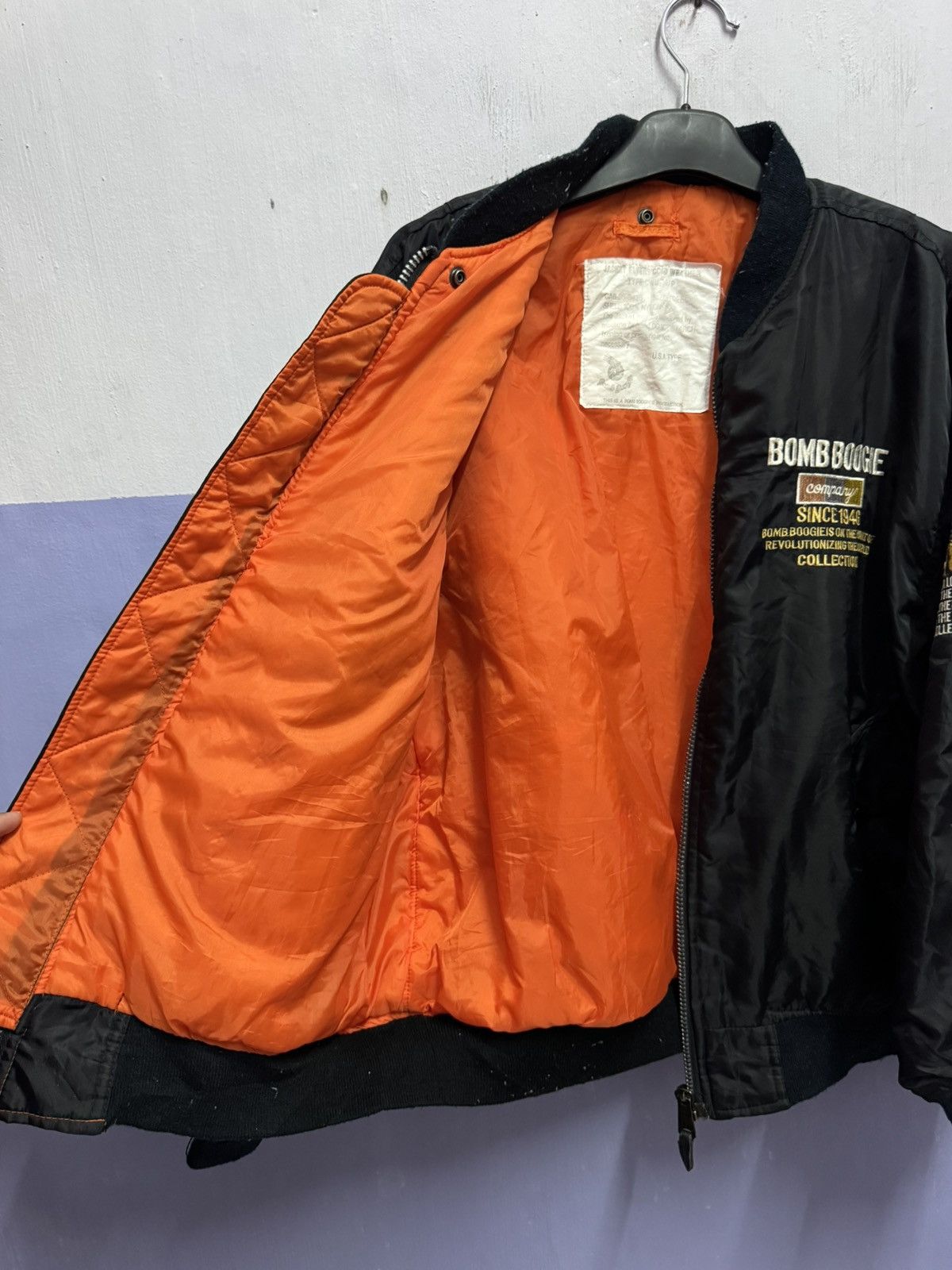 Alpha Industries Bomb Boogies x Alpha Type CWU-36/P MA-1 Bomber Jacket Size US XL / EU 56 / 4 - 10 Thumbnail