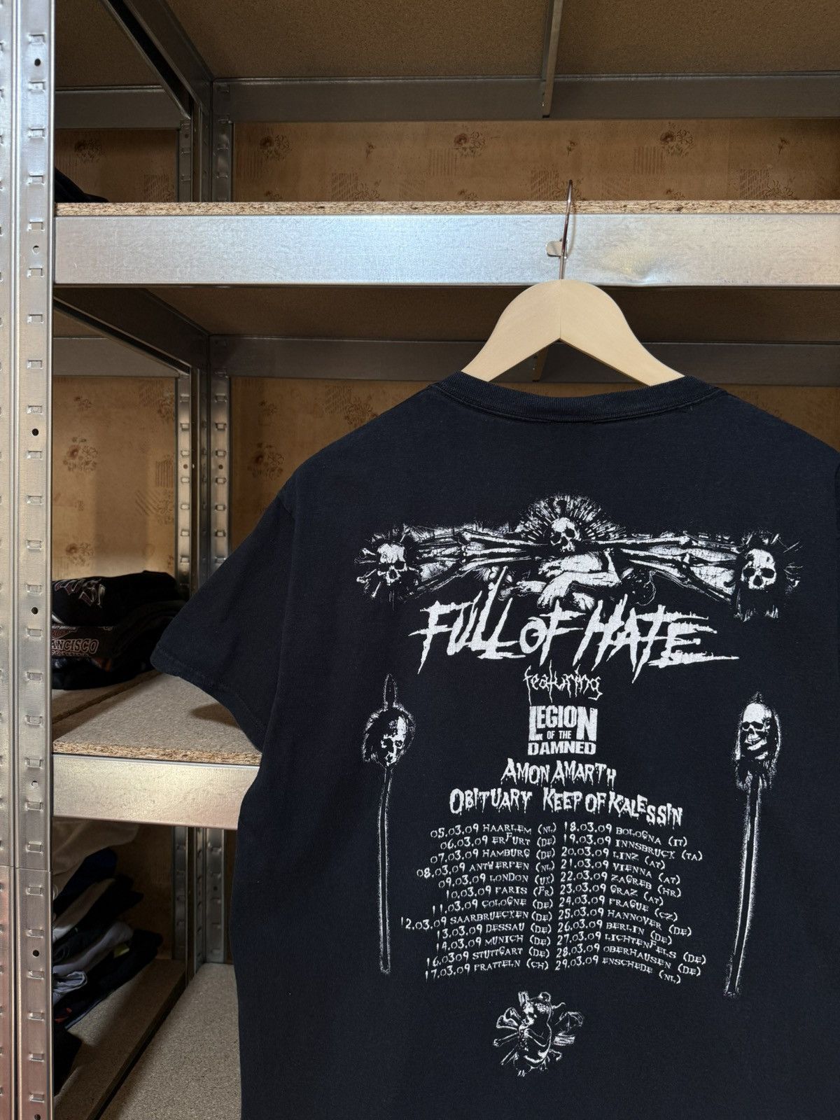 Band Tees × Vintage Vintage 2008 Legion Of The Damned Cult Of The Dead T-Shirt Size US L / EU 52-54 / 3 - 4 Thumbnail