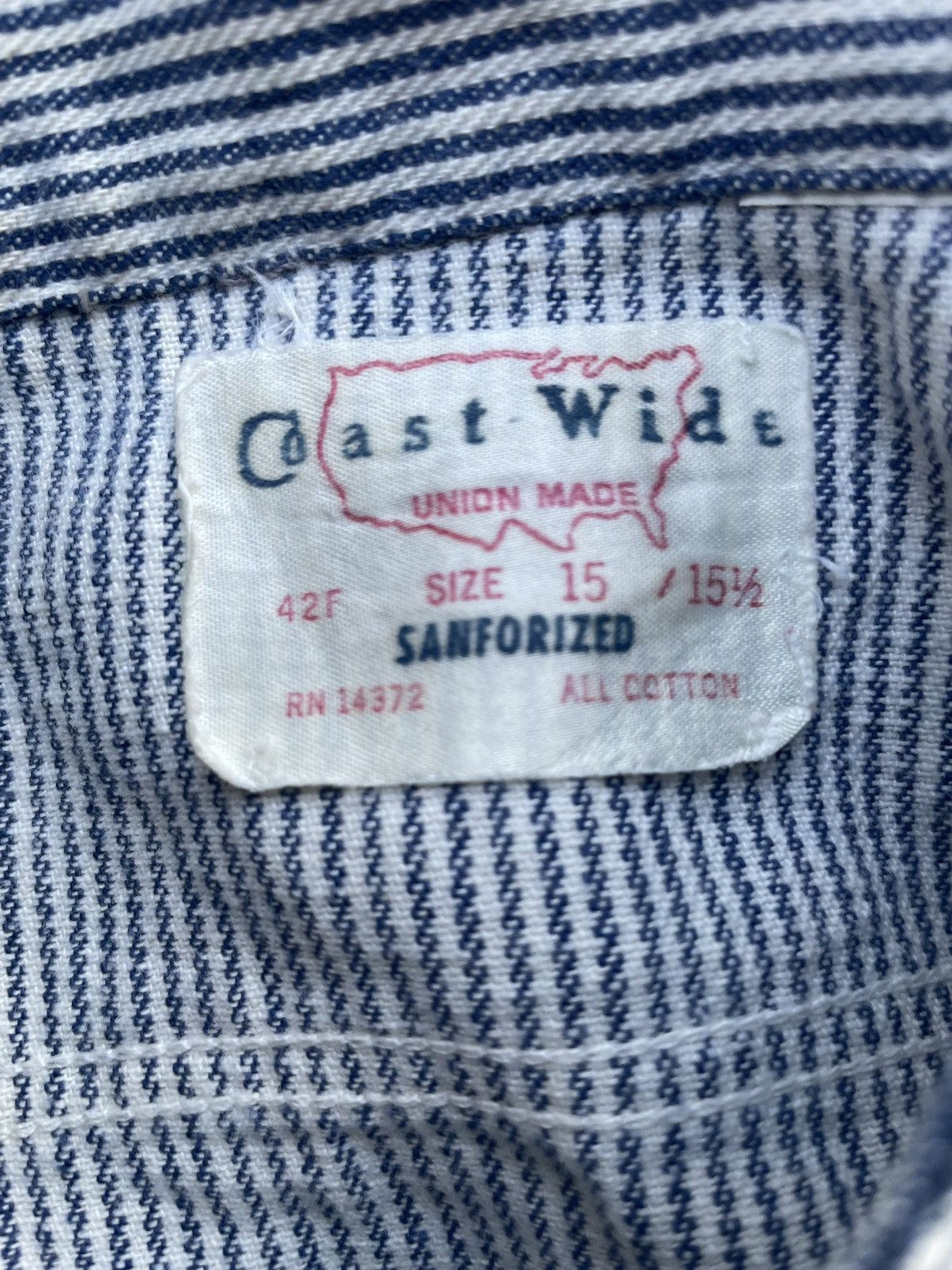 Vintage Vintage Coast Wide Hickory Shirt Size US M / EU 48-50 / 2 - 11 Thumbnail