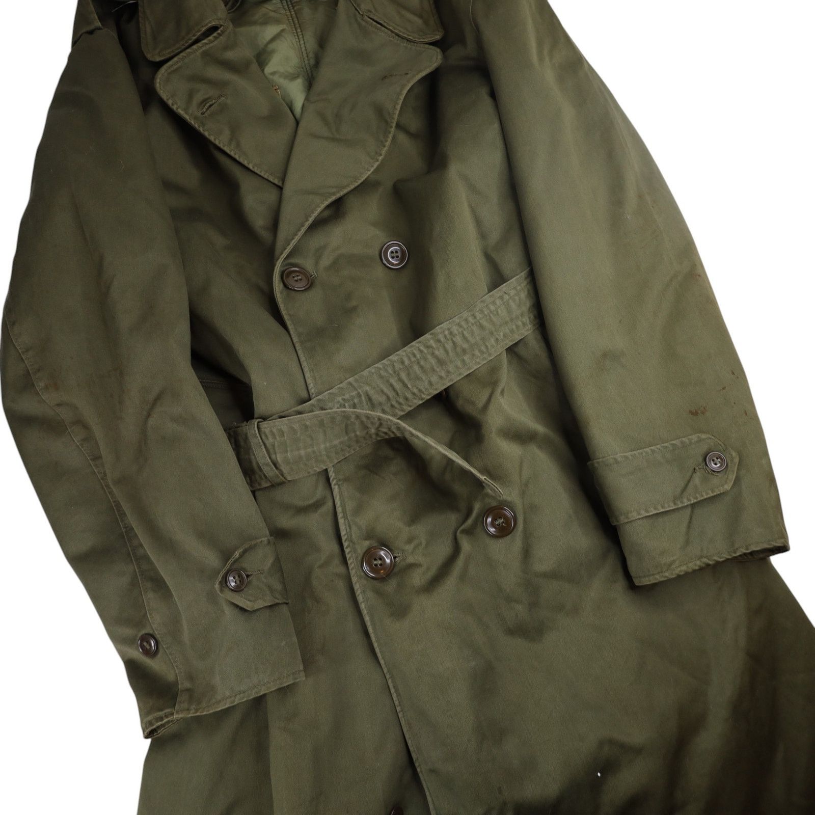 Vintage Vintage Military Surplus Wool Lined Trench Coat Size US M / EU 48-50 / 2 - 3 Thumbnail