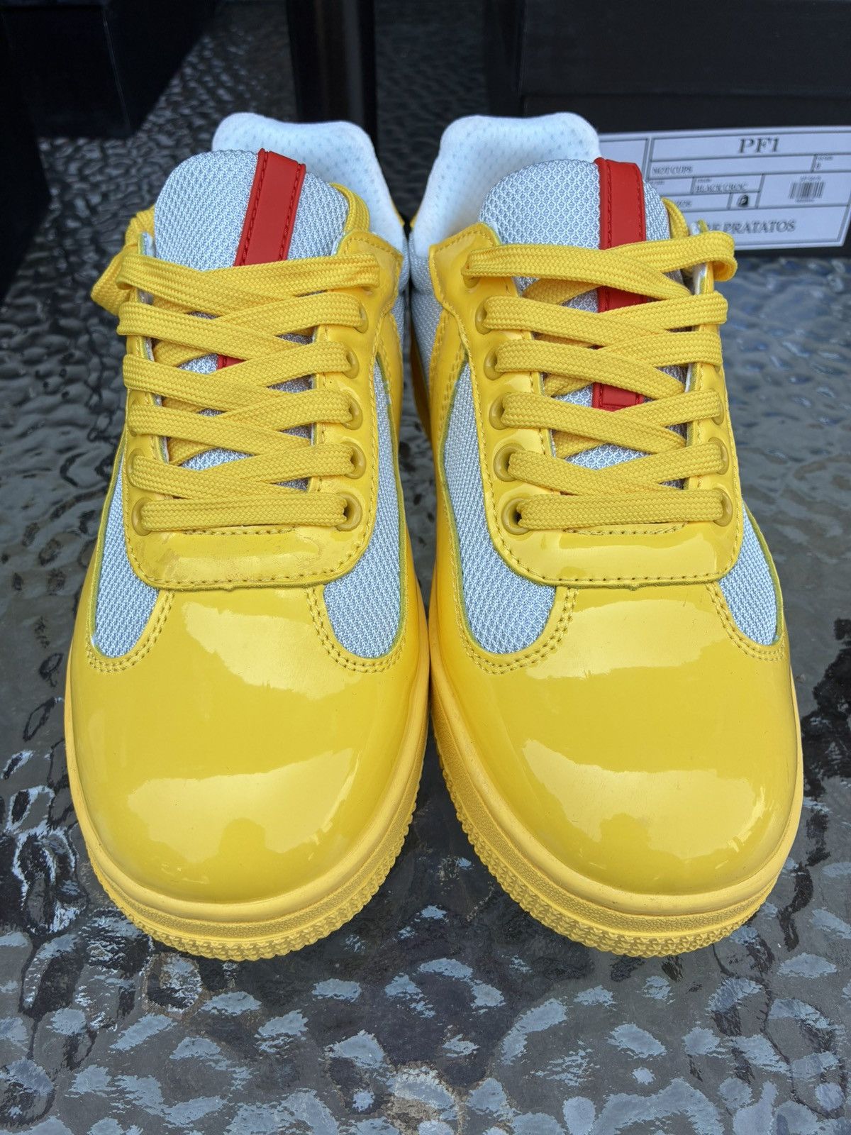 Imran Potato IMRAN POTATO PF1 YELLOW PRADA Size US 5.5 / EU 38 - 3 Thumbnail