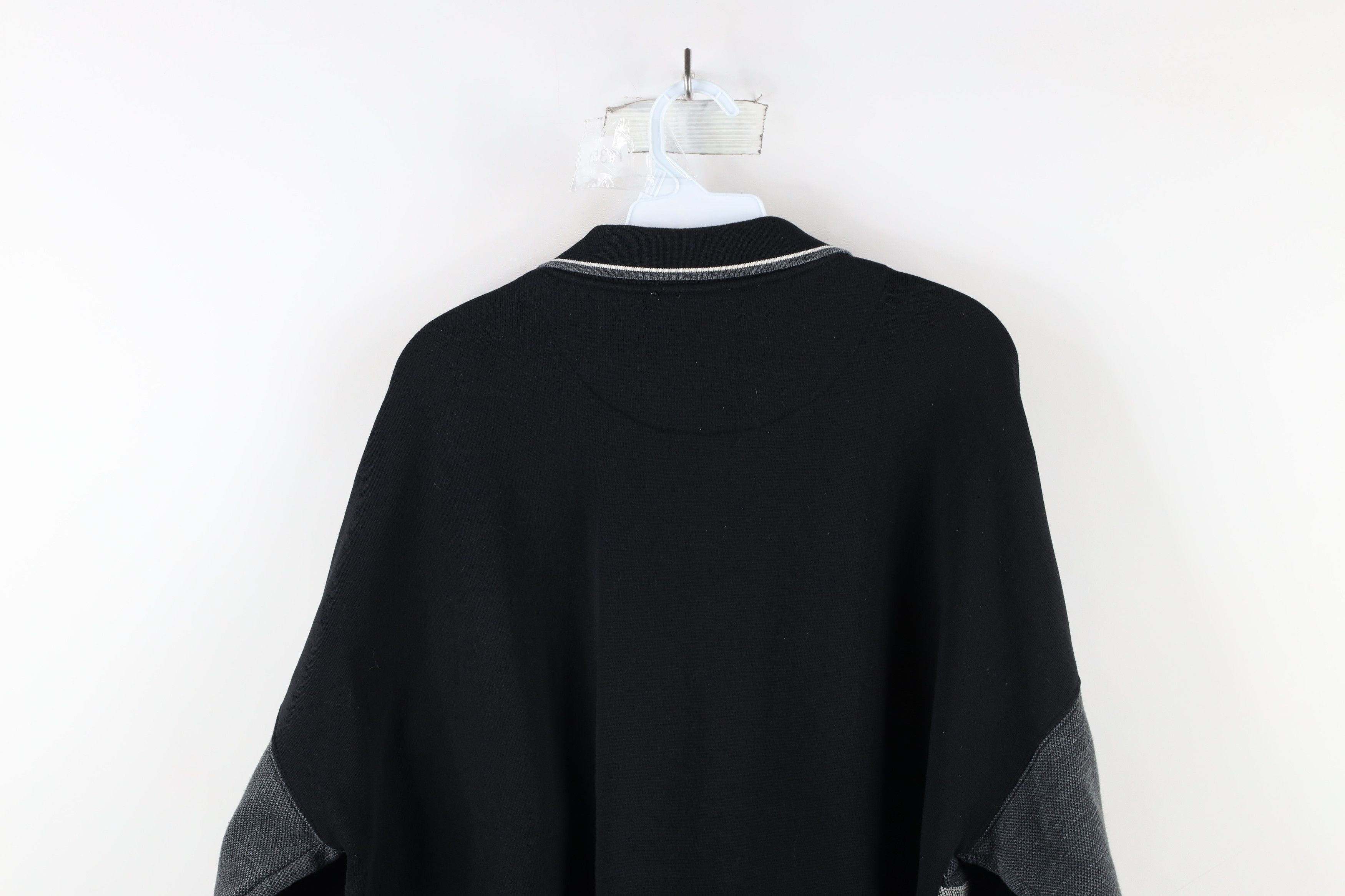 Vintage Vintage 90s Streetwear Block Collared Pullover Sweatshirt Size US XL / EU 56 / 4 - 7 Thumbnail