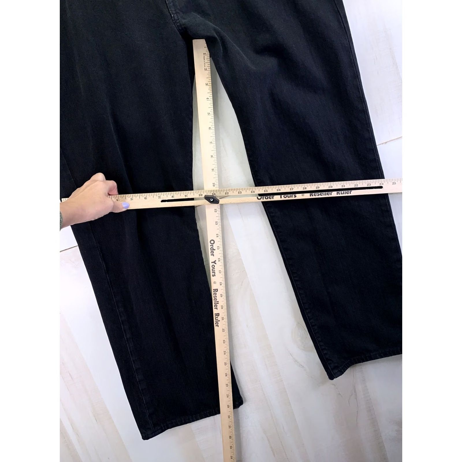 Vintage VINTAGE Black Jeans Mens 38 Vtg Ralph Lauren Polo Leather Tag Embroidered Logo Distressed Size US M / EU 48-50 / 2 - 4 Thumbnail