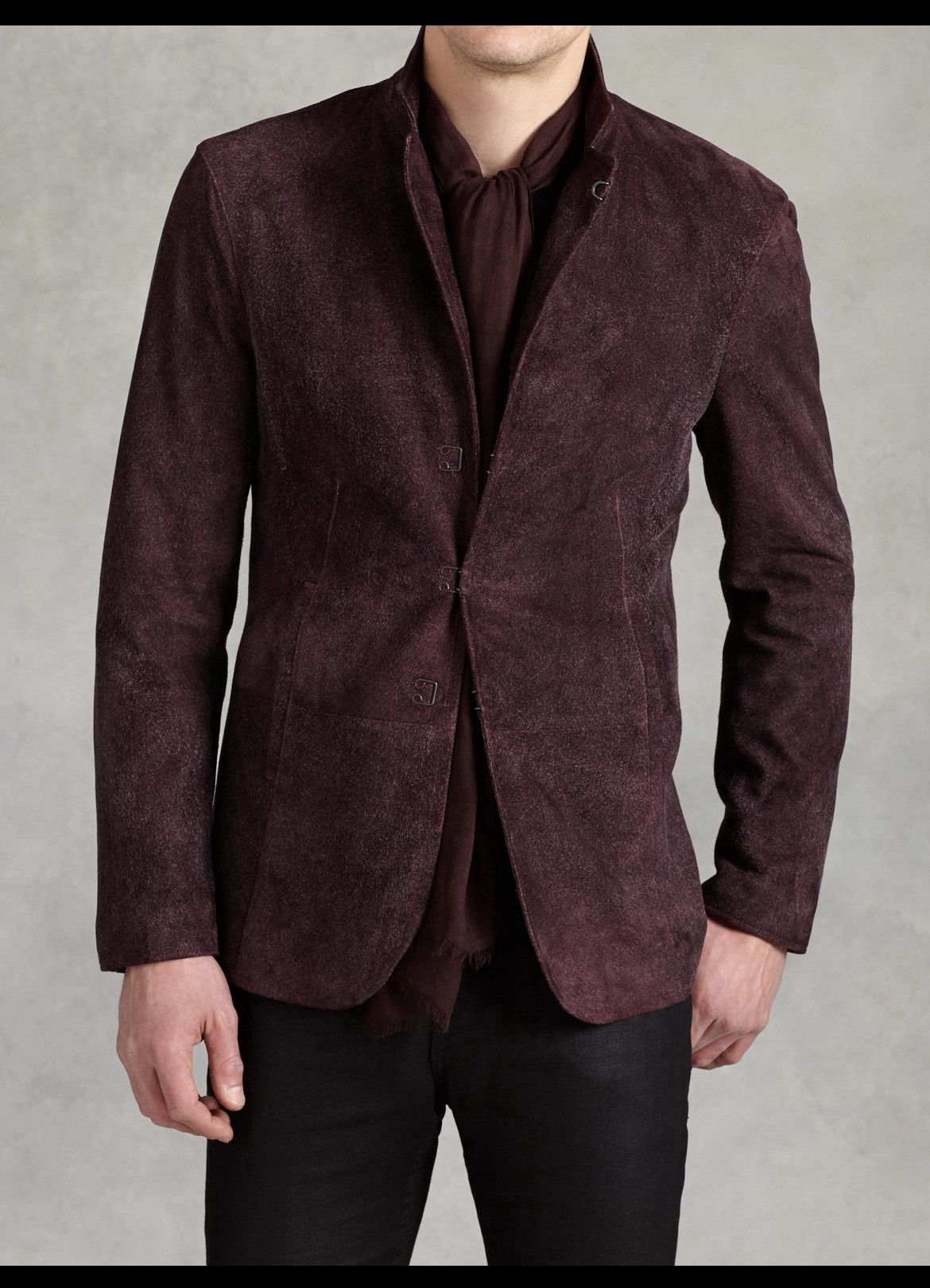 John Varvatos Suede hook and bar jacket EU 48 USA 38 Size US M / EU 48-50 / 2 - 1 Thumbnail