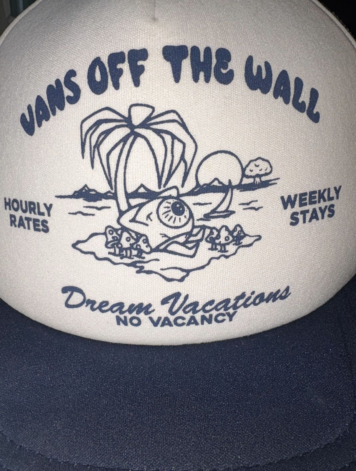 Vans Vans Off the Wall Vintage Trucker Hat Size ONE SIZE - 6 Thumbnail