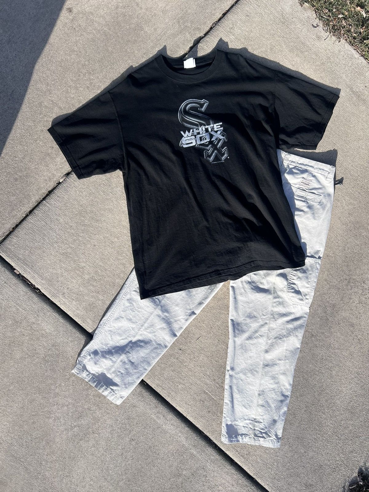 Vintage White Sox Vintage Tee Size US XL / EU 56 / 4 - 1 Thumbnail