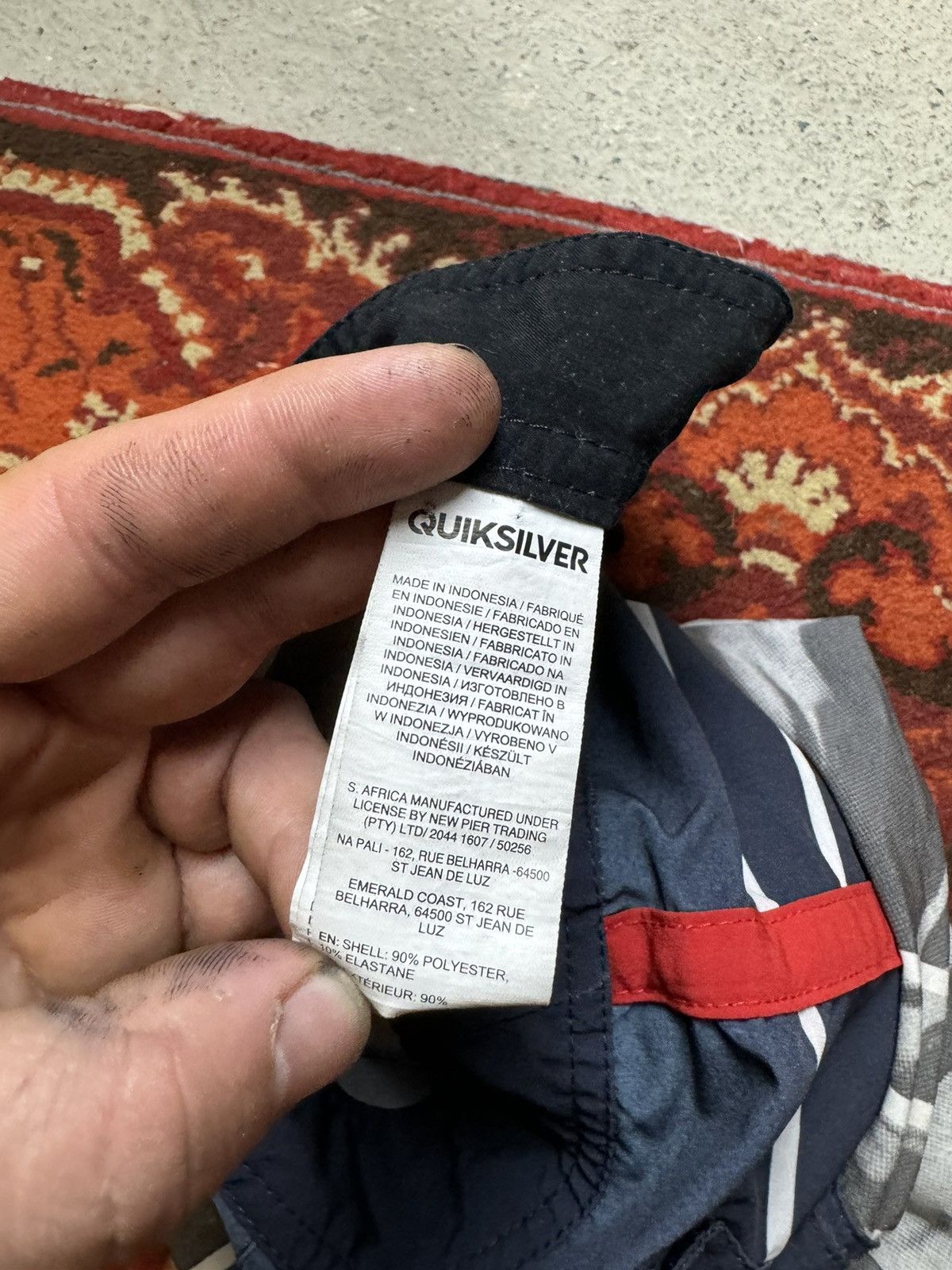 Quiksilver × Vintage Quicksilver surf nylon swimming shorts vintage logo 90s Size US 30 / EU 46 - 7 Thumbnail