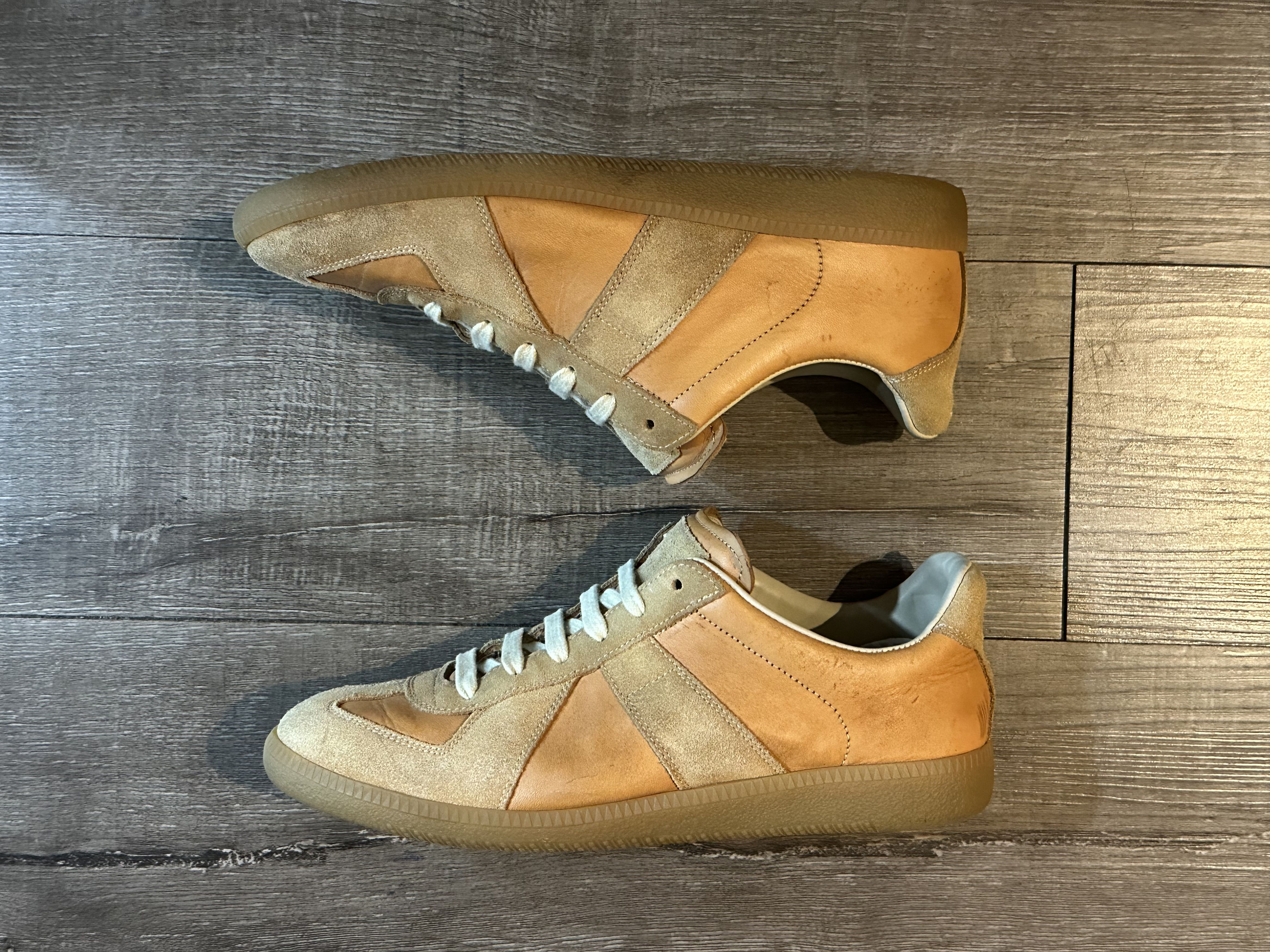 Maison Margiela Maison Margiela GATS Replica Sneaker Brown Size US 6.5 / EU 39-40 - 1 Thumbnail