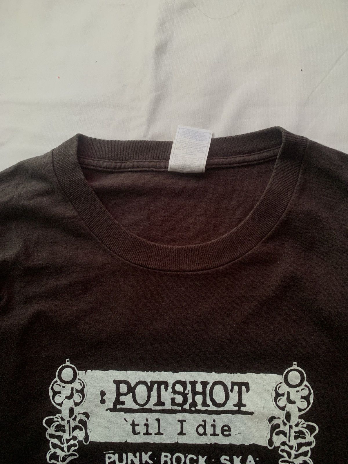 Band Tees VINTAGE POTSHOT JAPAN SKA PUNK BAND T SHIRT PEACE & UNITY Size US XL / EU 56 / 4 - 7 Thumbnail