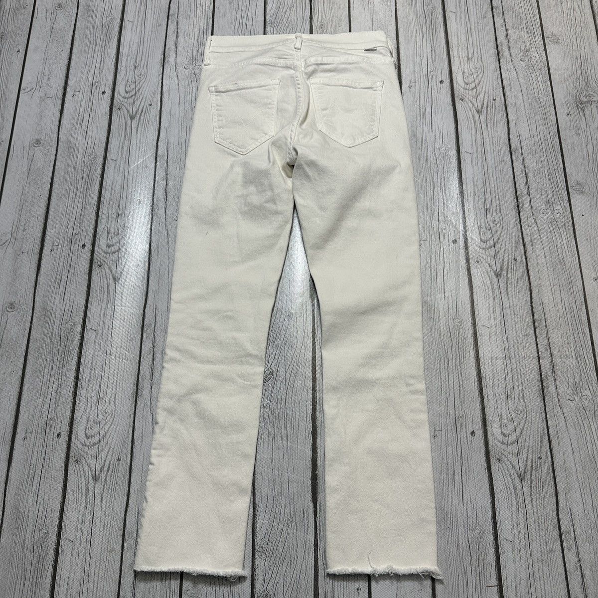 MOTHER Mother Mid Rise Dazzler Crop Fray jeans Size 25" / US 0 / IT 36 - 2 Thumbnail